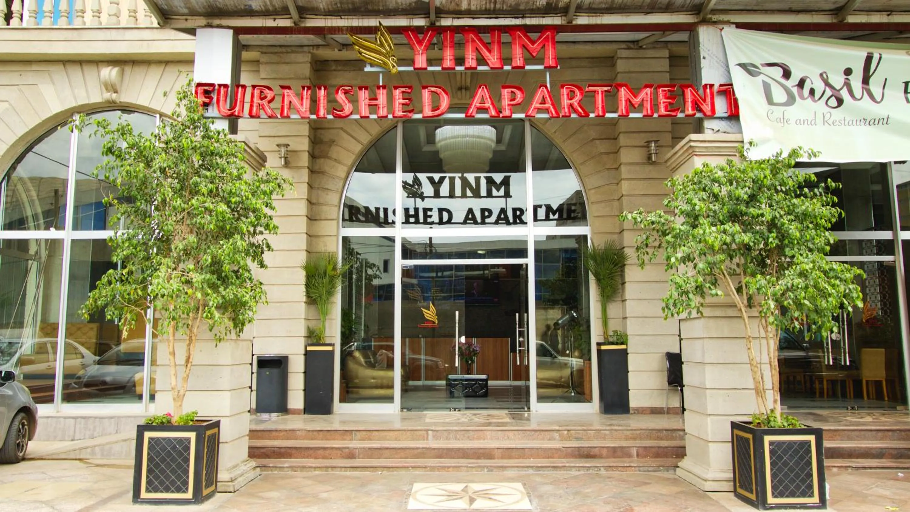 Facade/entrance in Yinm Furnished Apartment
