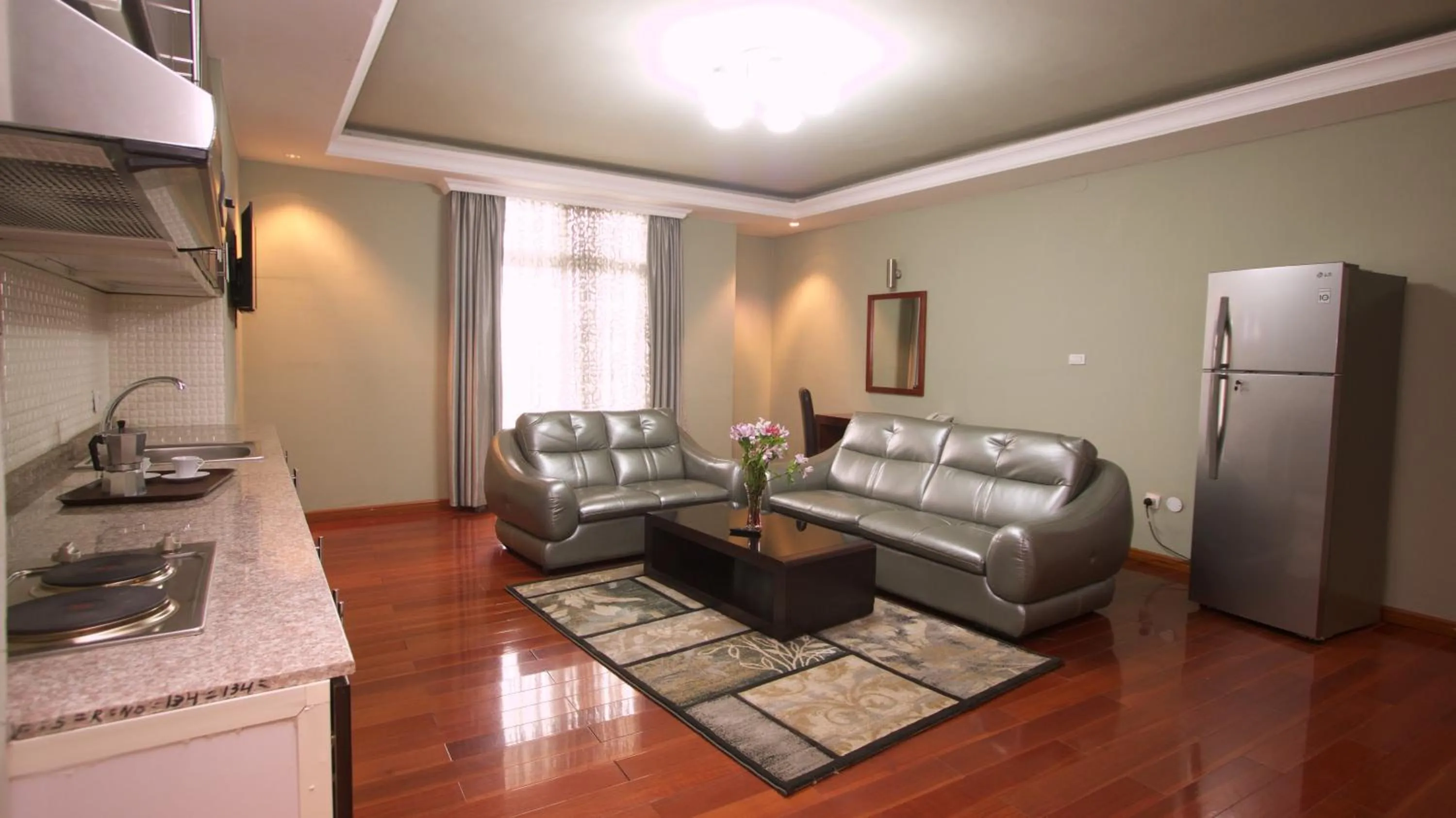 Living room in Yinm Furnished Apartment
