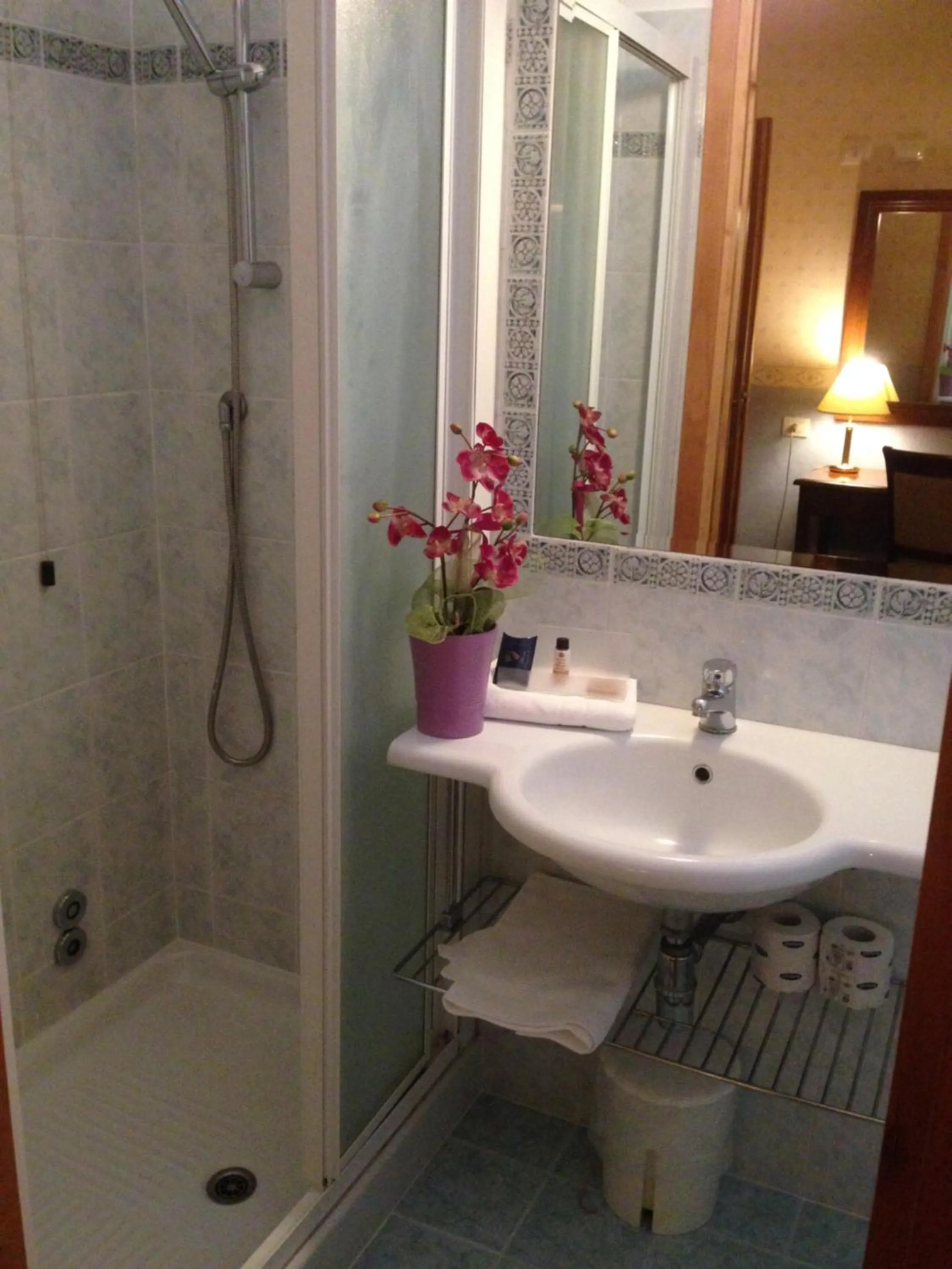 Bathroom in Hotel Filippeschi