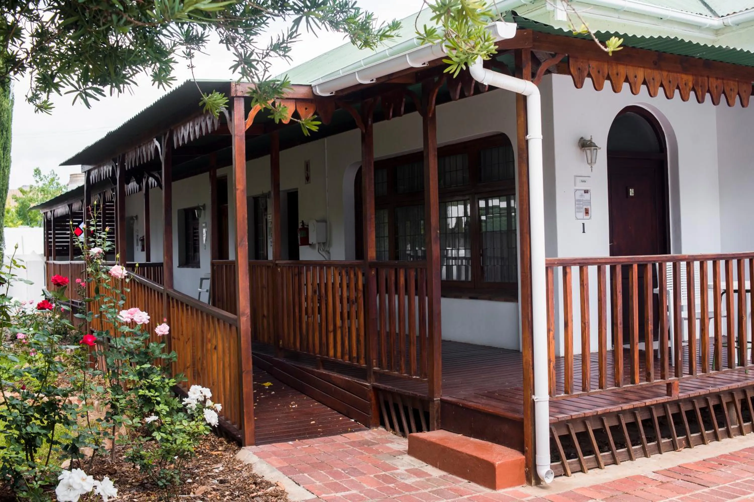 Property building in Green Olive Guesthouse