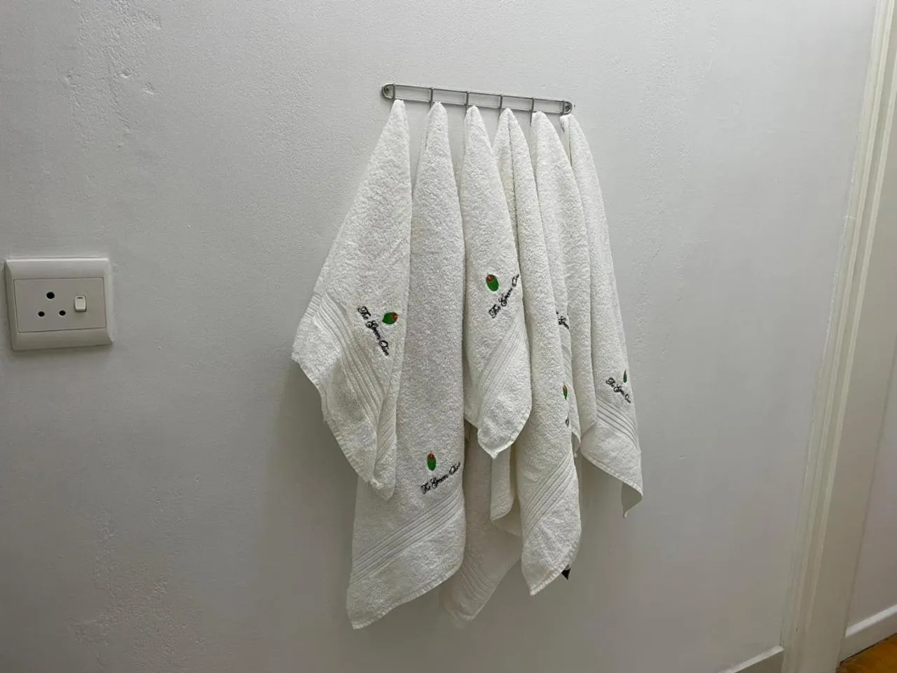 towels in Green Olive Guesthouse