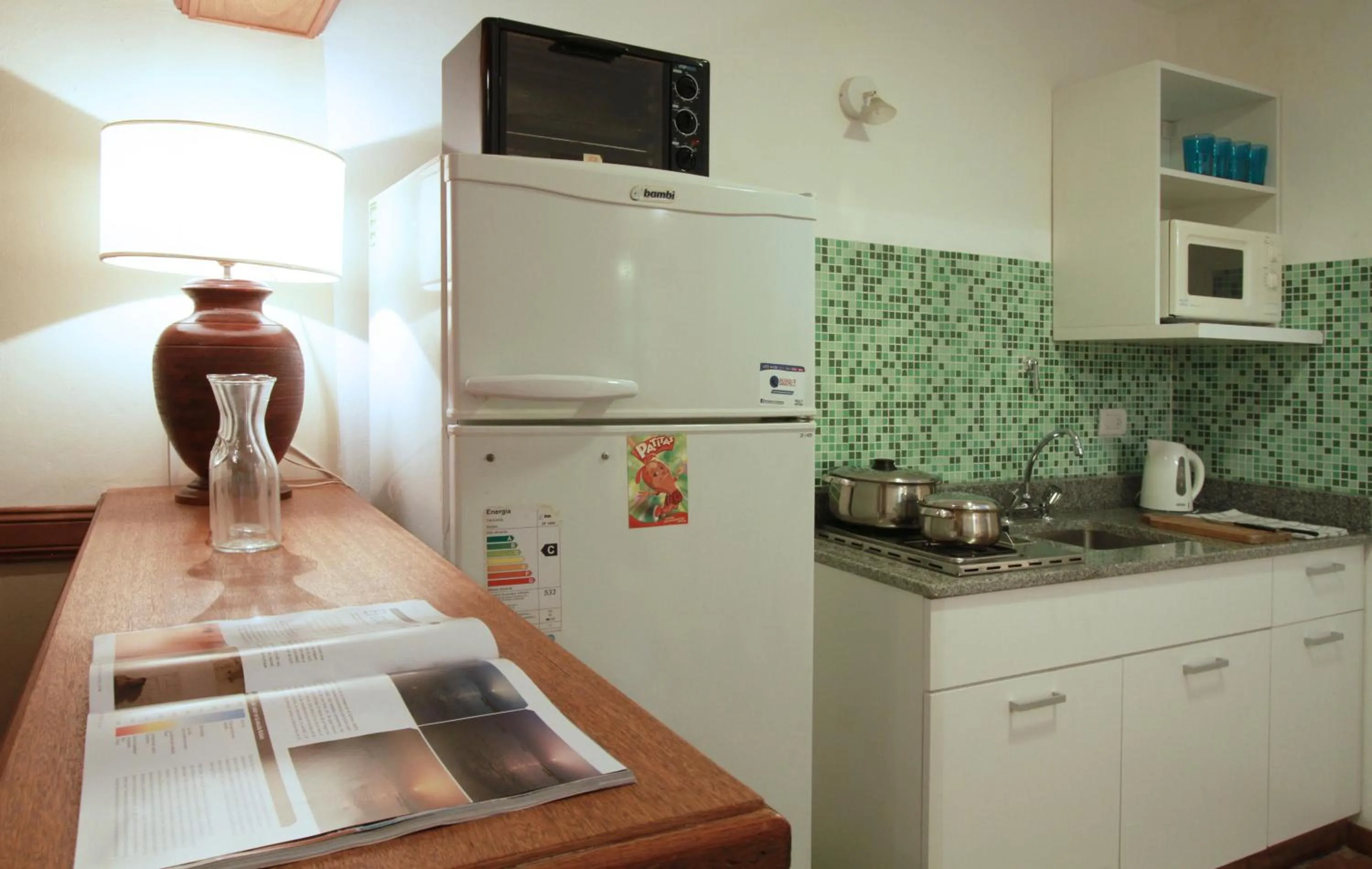 Kitchen or kitchenette in Posada del Bosque By HS