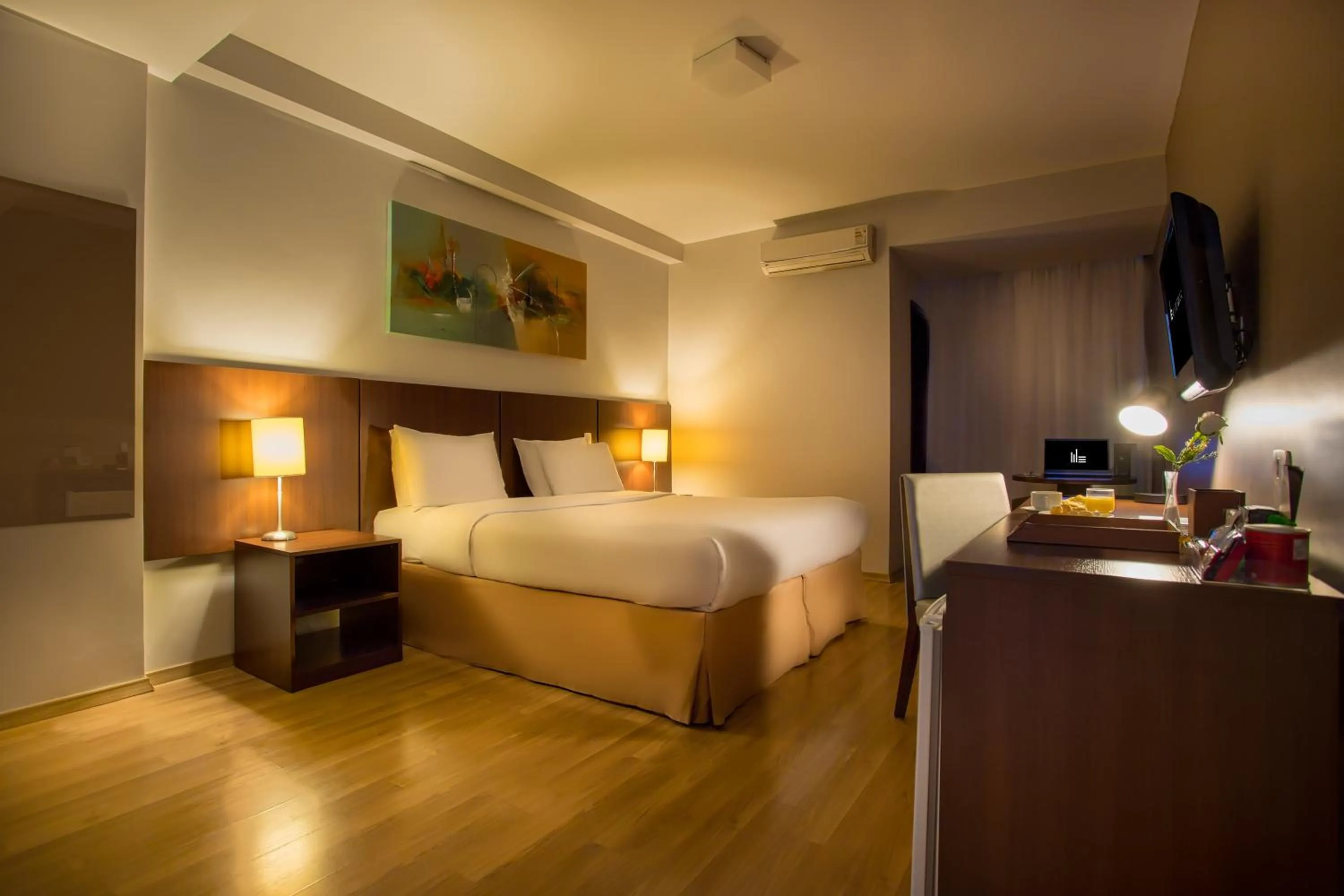 Bed in H3 Hotel Paulista