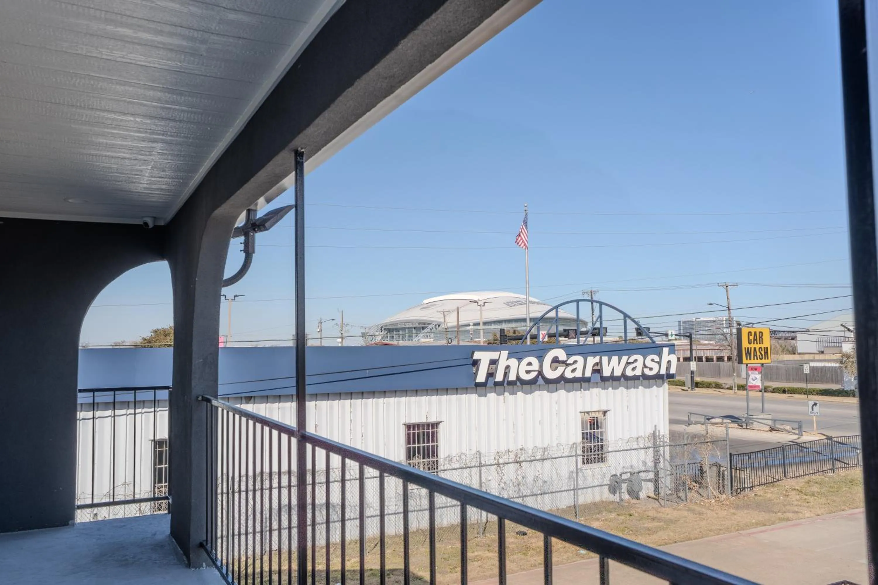 View (from property/room) in Executive Inn of Arlington, Near AT&T Stadium