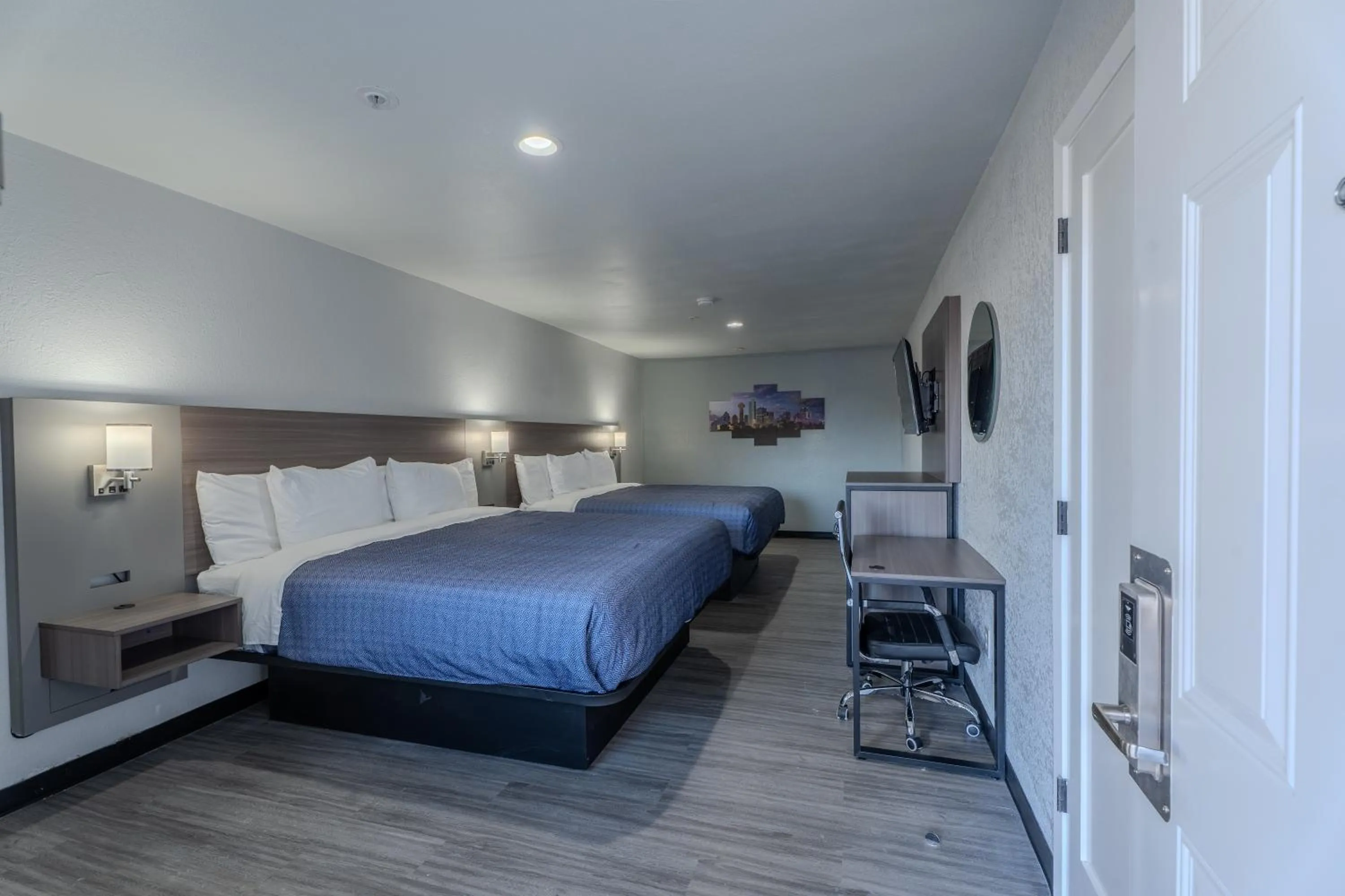 Bedroom, Bed in Executive Inn of Arlington, Near AT&T Stadium