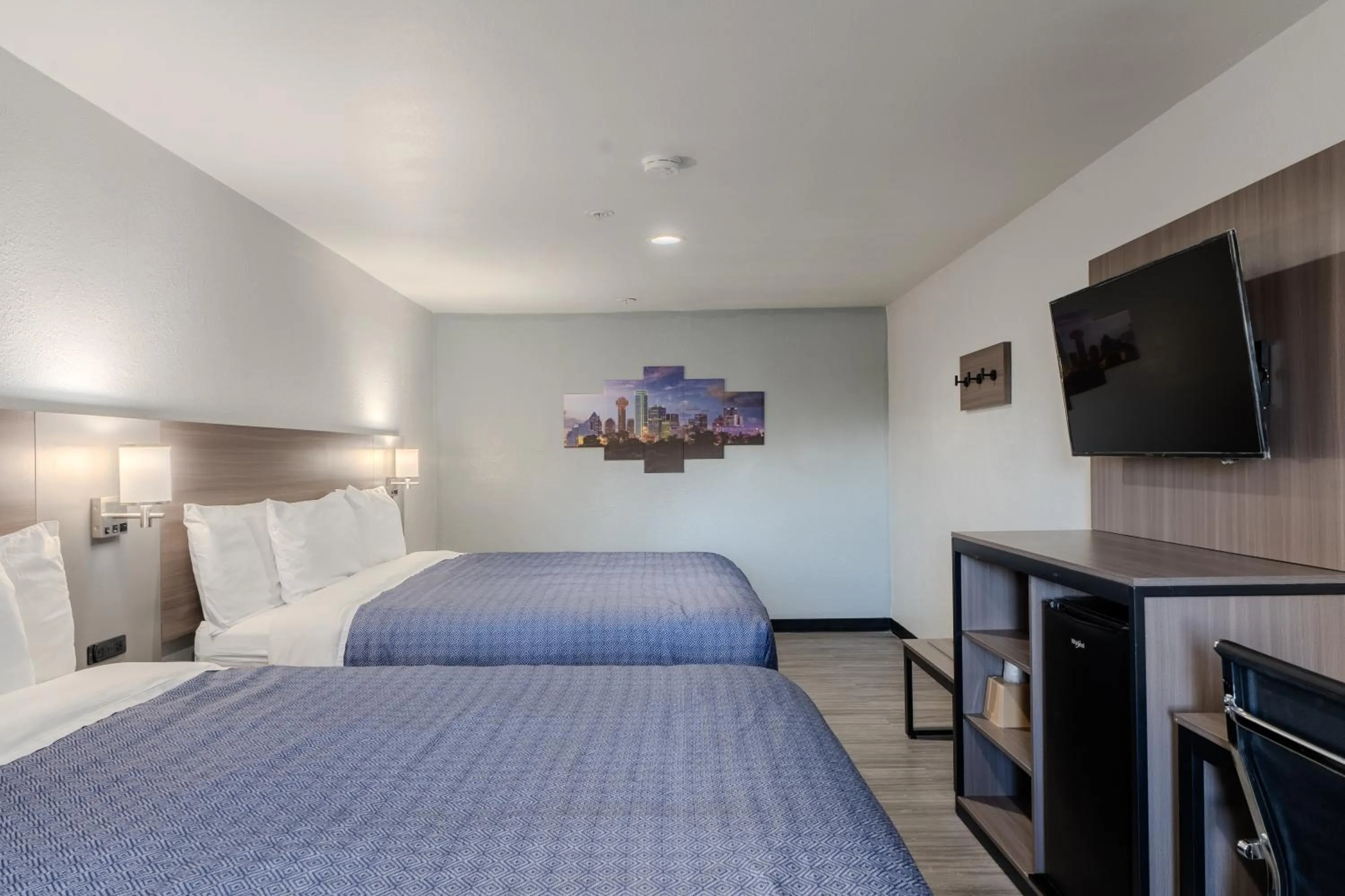 Bedroom, Bed in Executive Inn of Arlington, Near AT&T Stadium