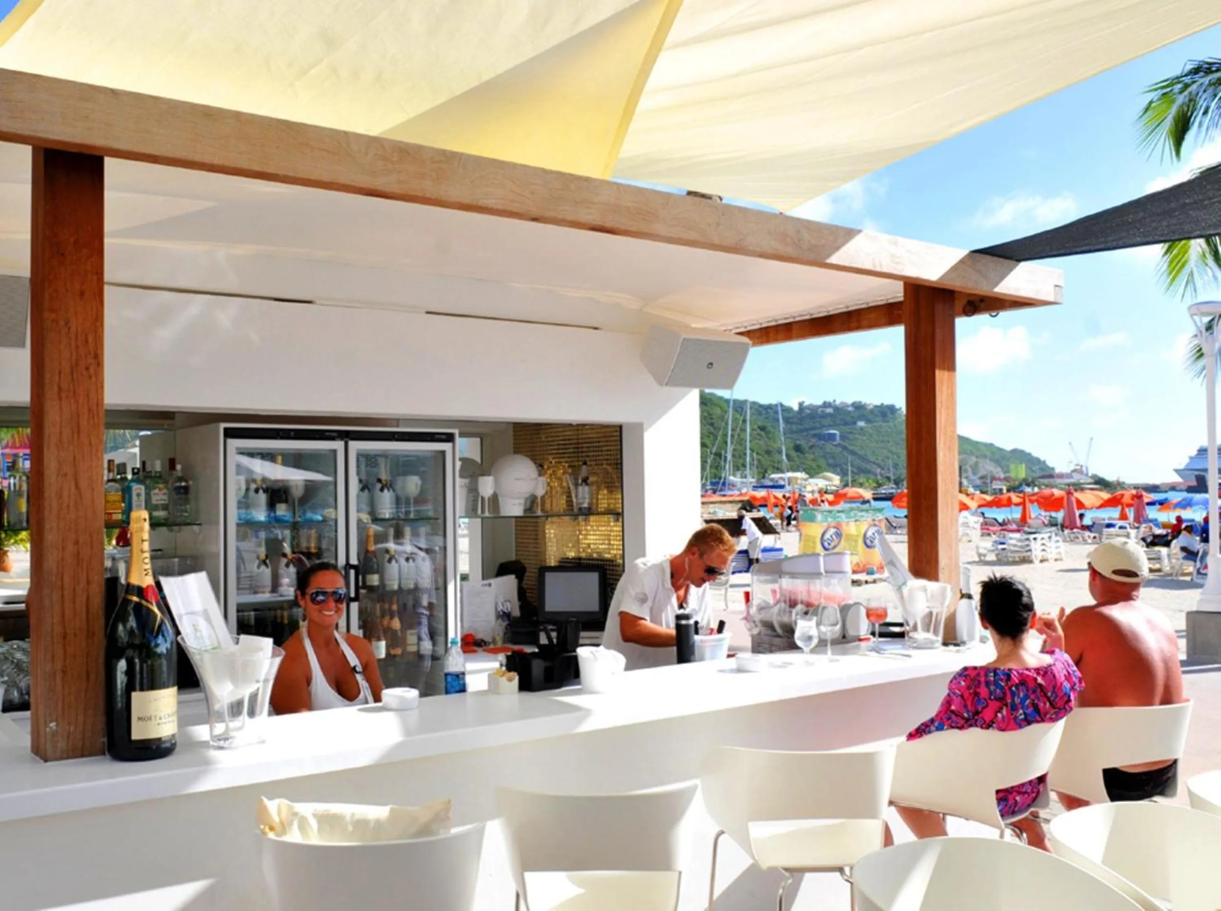 Staff in Holland House Beach Hotel