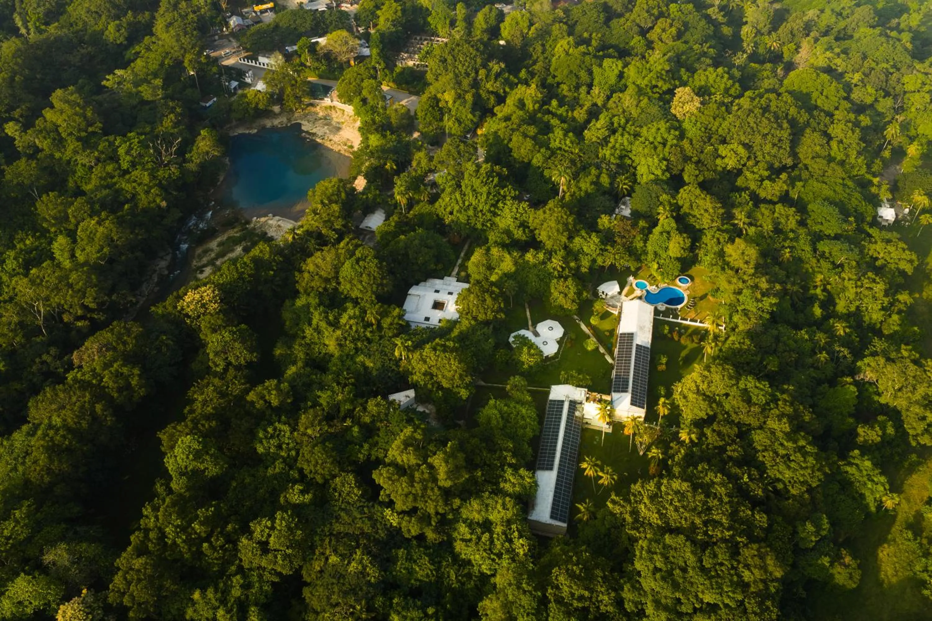 Bird's eye view in Hotel Nututun Palenque