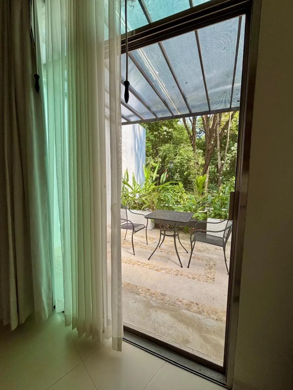 Garden view in Hotel Nututun Palenque