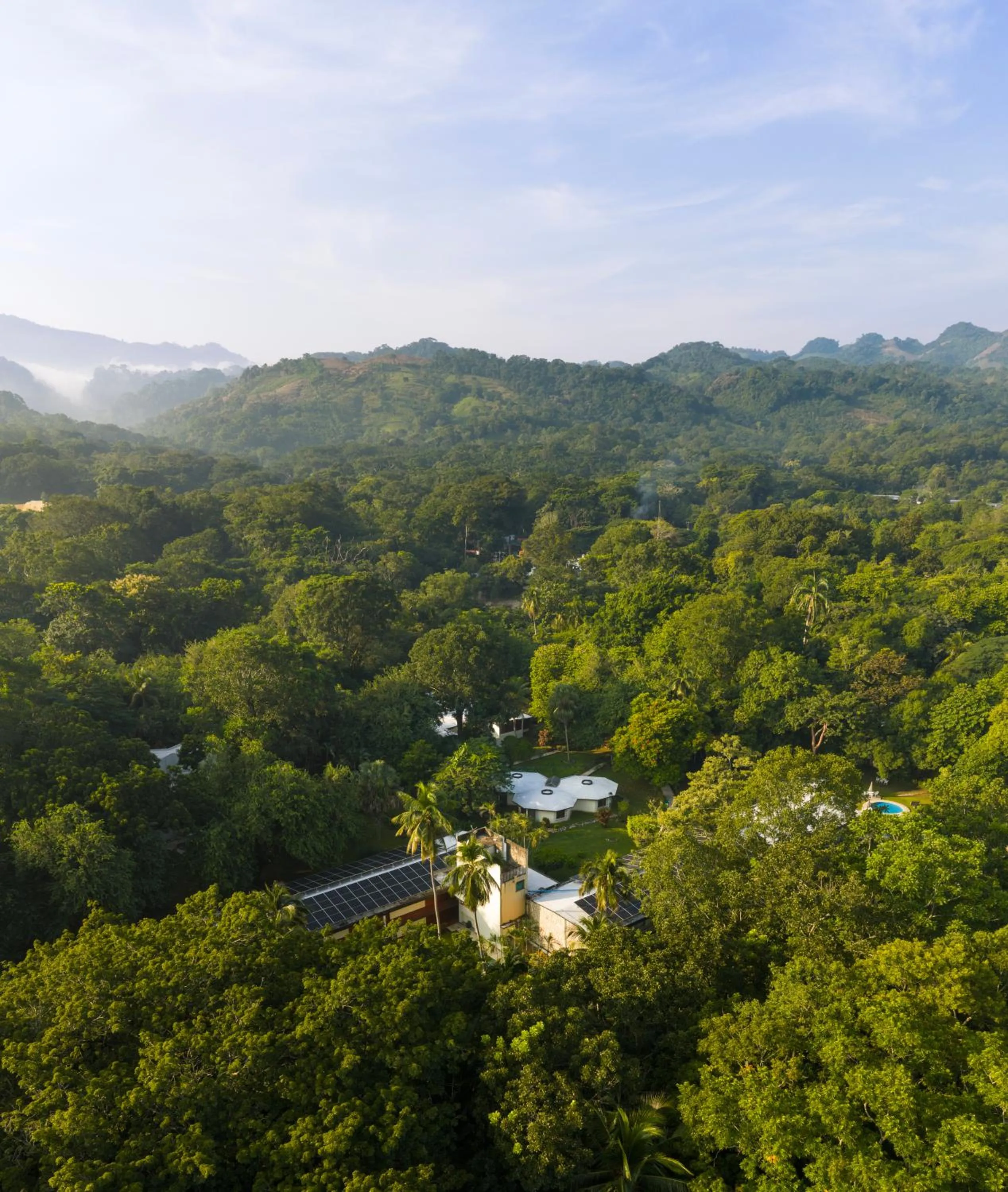Bird's eye view in Hotel Nututun Palenque