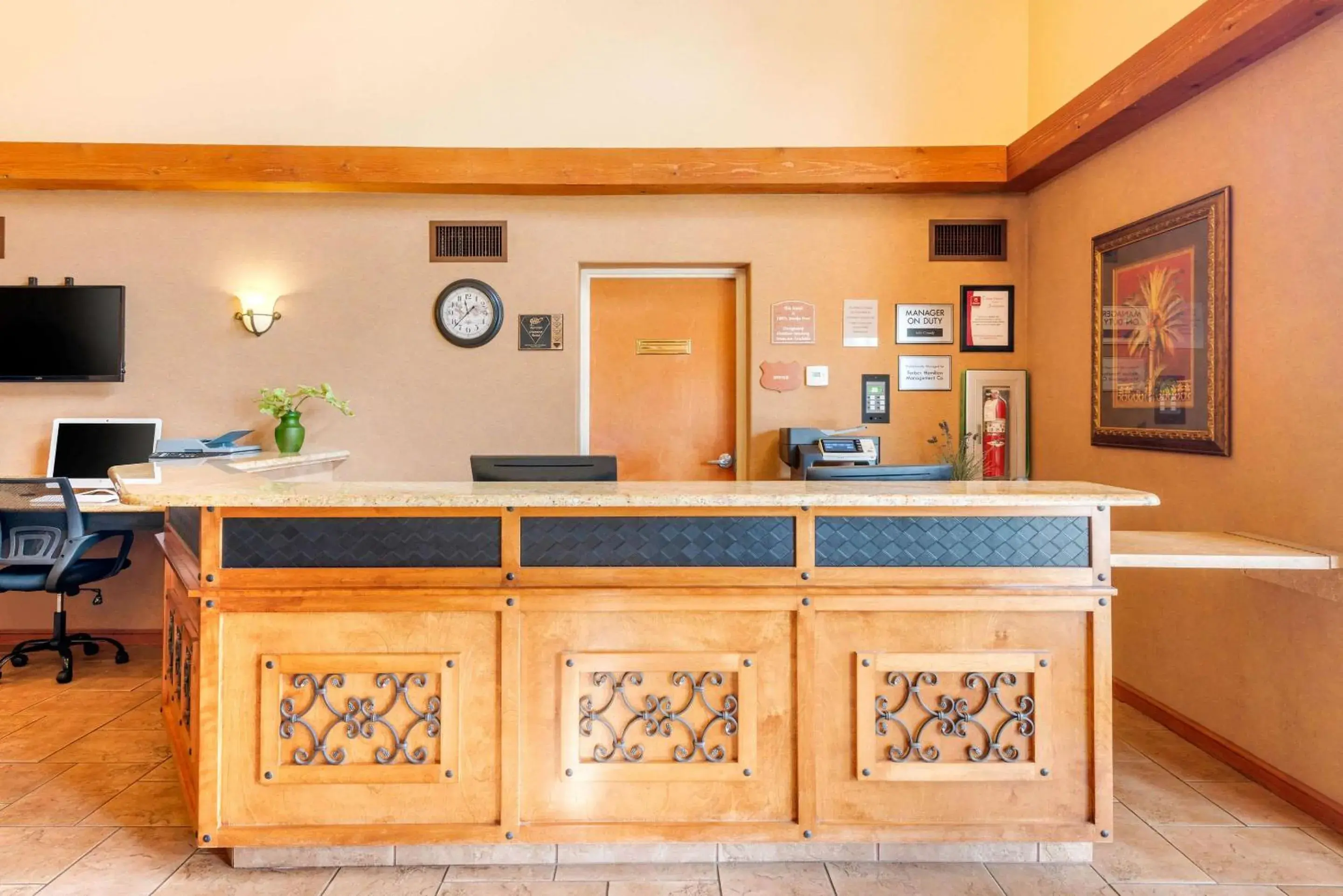 Lobby or reception in Clarion Inn Ormond Beach at Destination Daytona Lobby or reception in Clarion Inn Ormond Beach at Destination Daytona