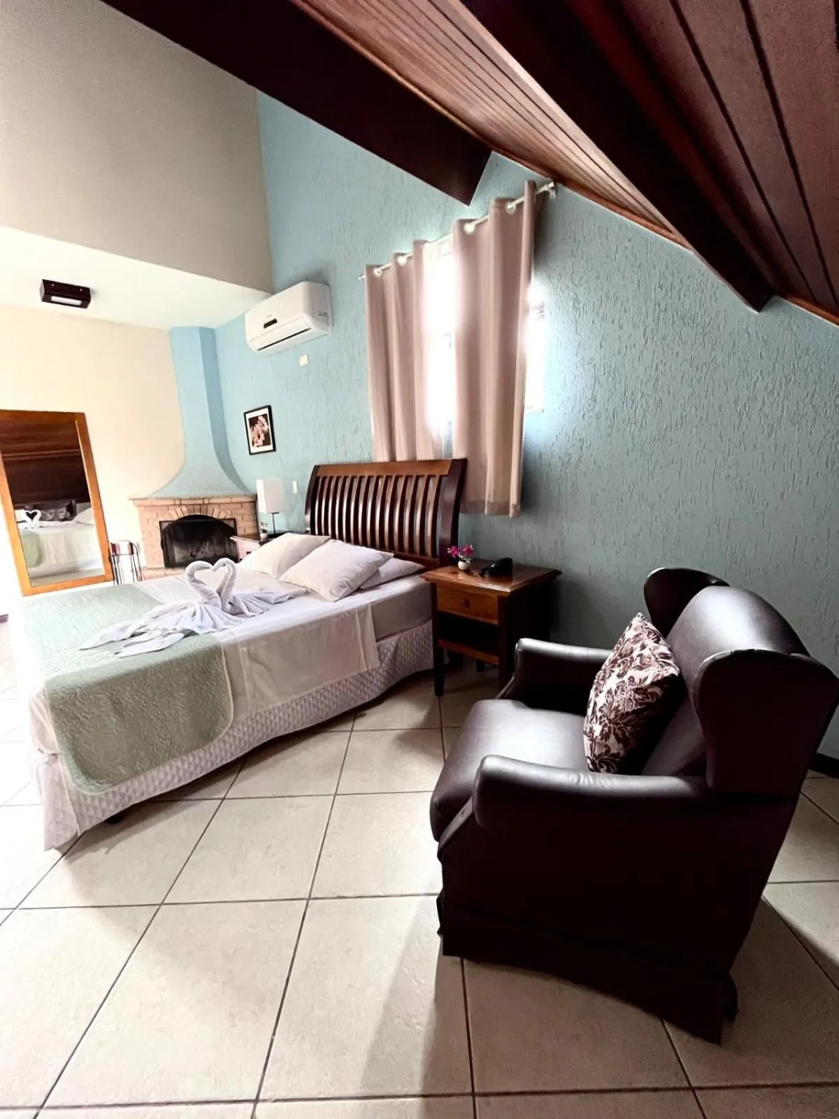 Bed in Pousada Finlândia