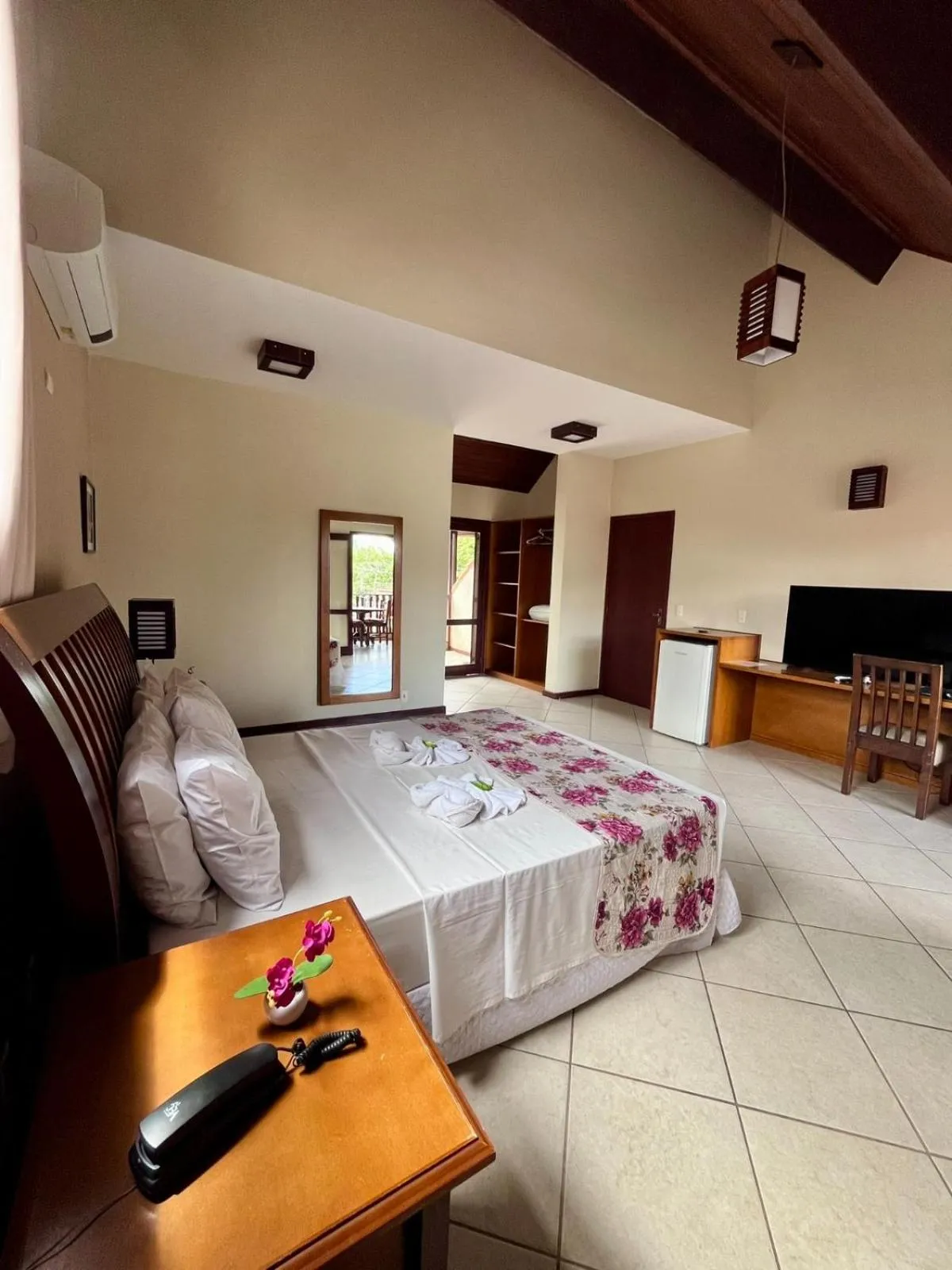 Bed in Pousada Finlândia