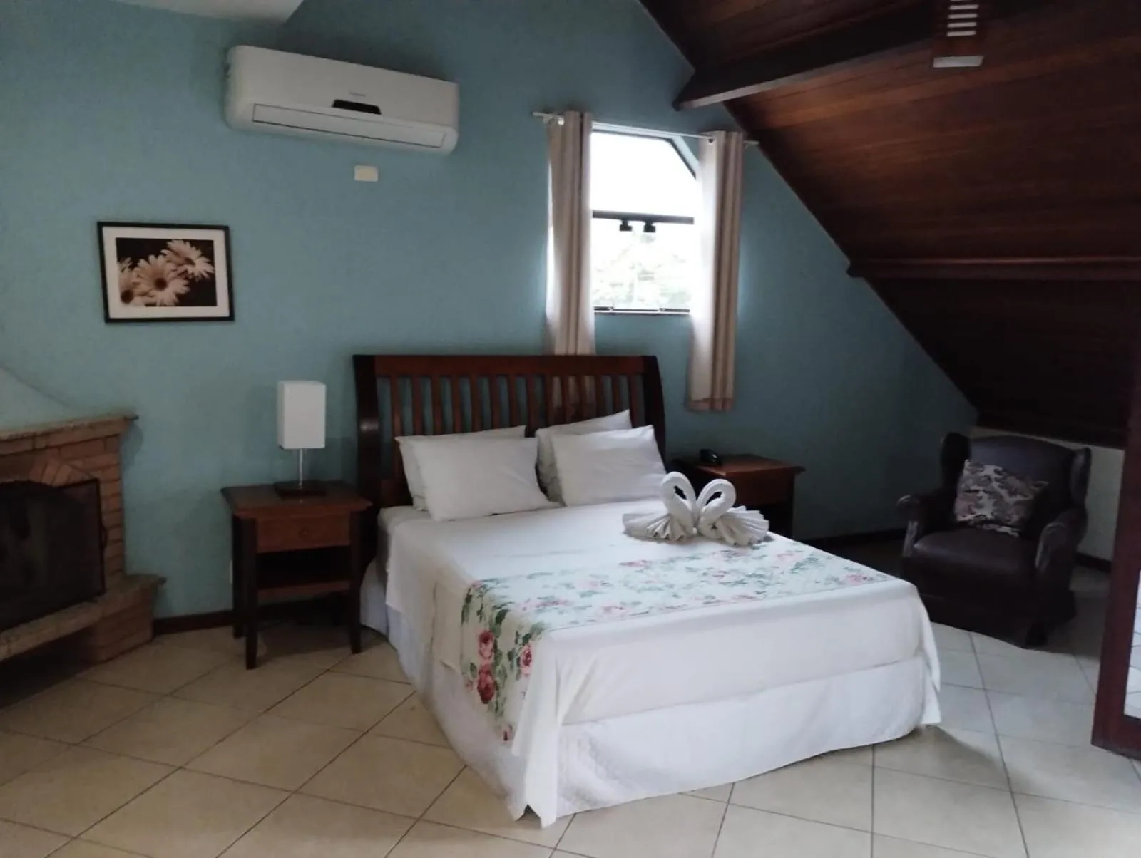 Bed in Pousada Finlândia