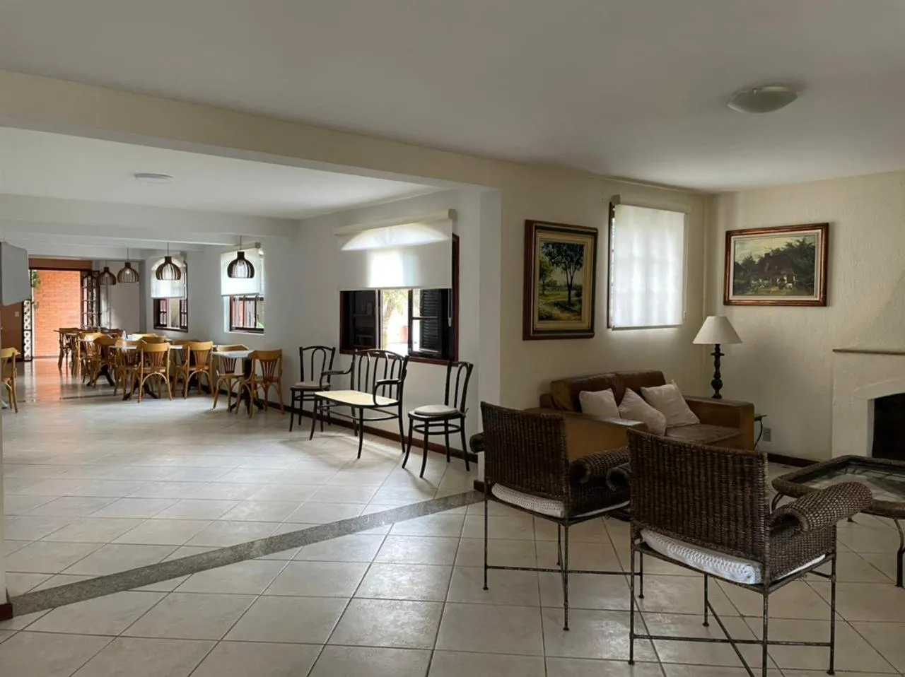 Living room in Pousada Finlândia