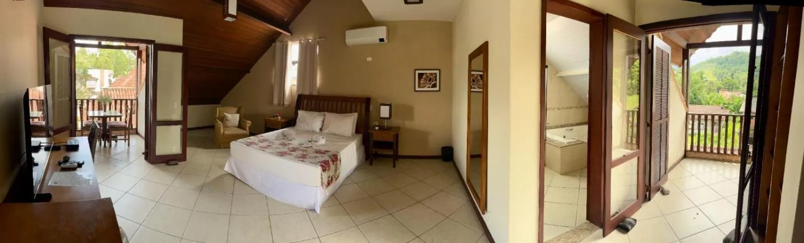 Bed in Pousada Finlândia