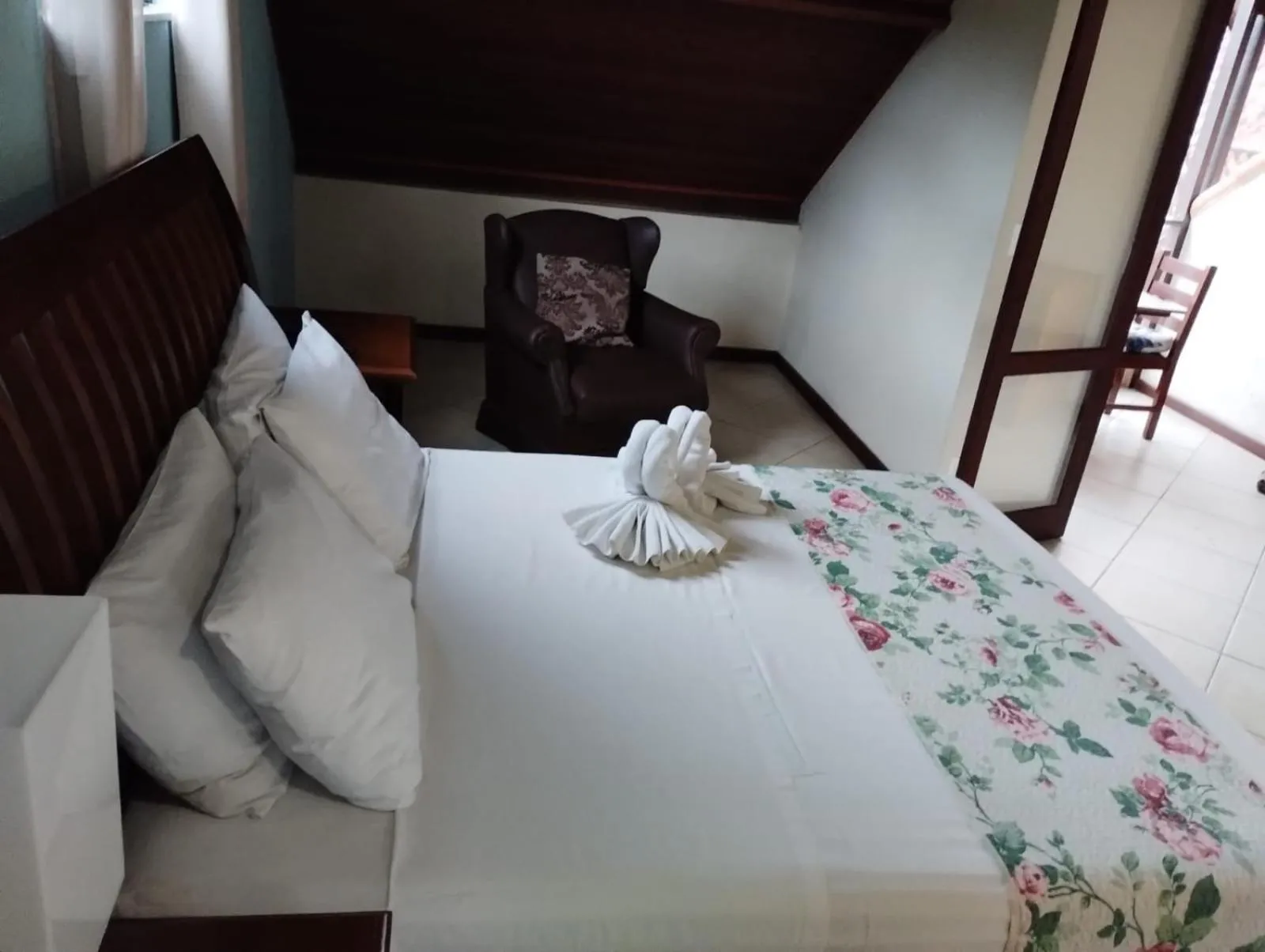 Bed in Pousada Finlândia