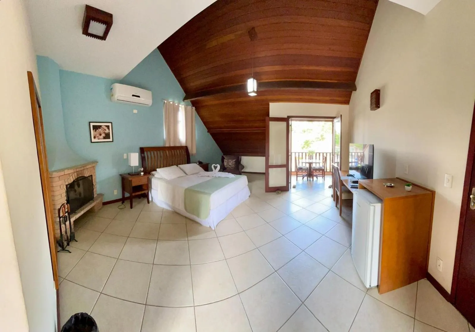 Bed in Pousada Finlândia