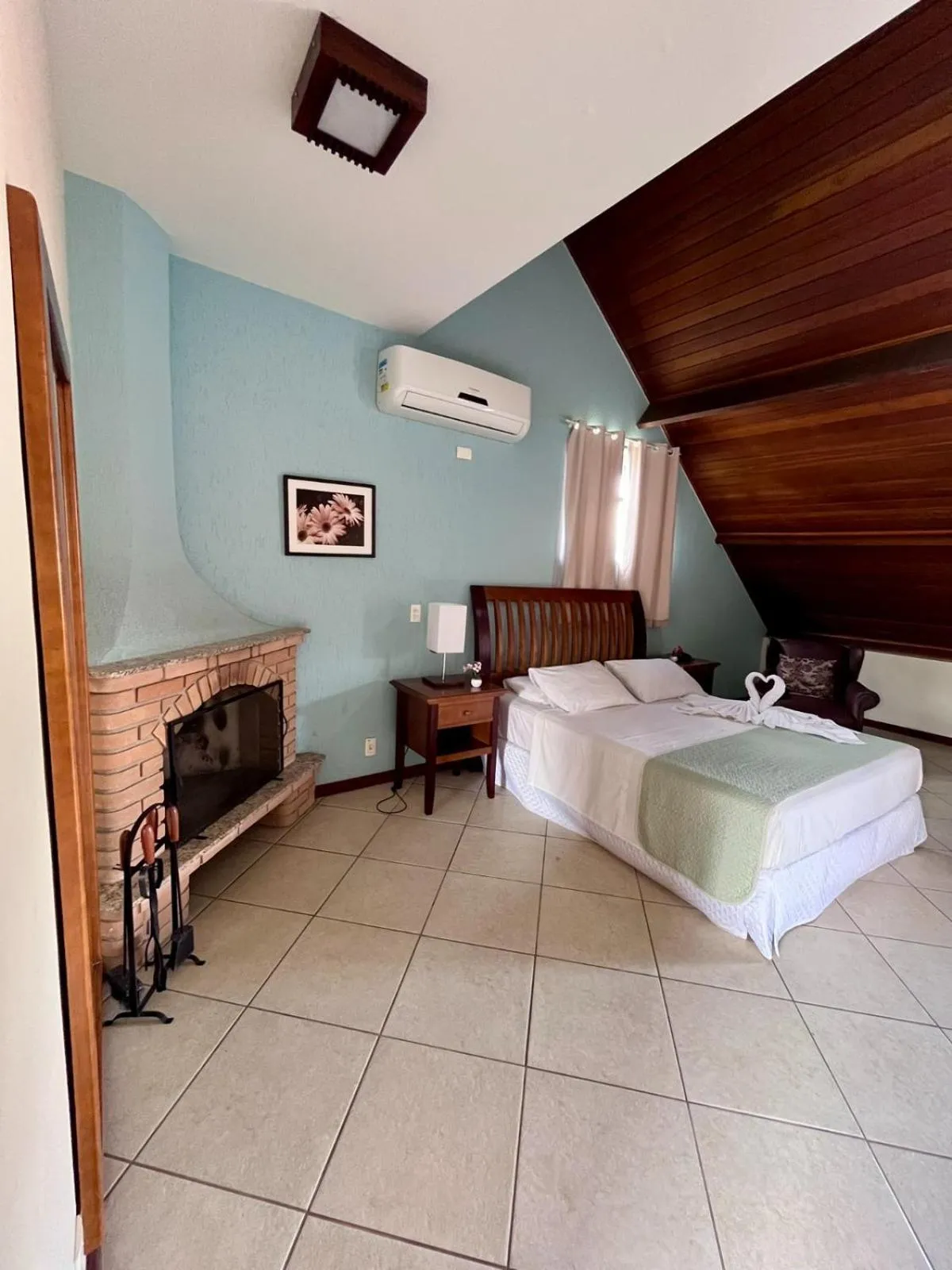 Bed in Pousada Finlândia