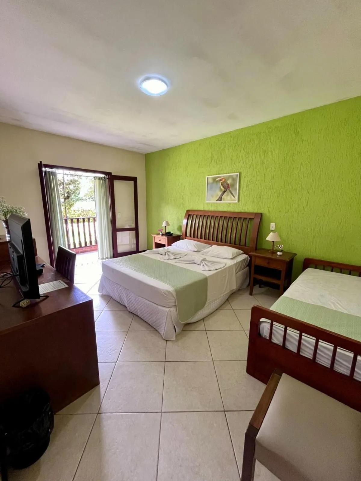 Bed in Pousada Finlândia