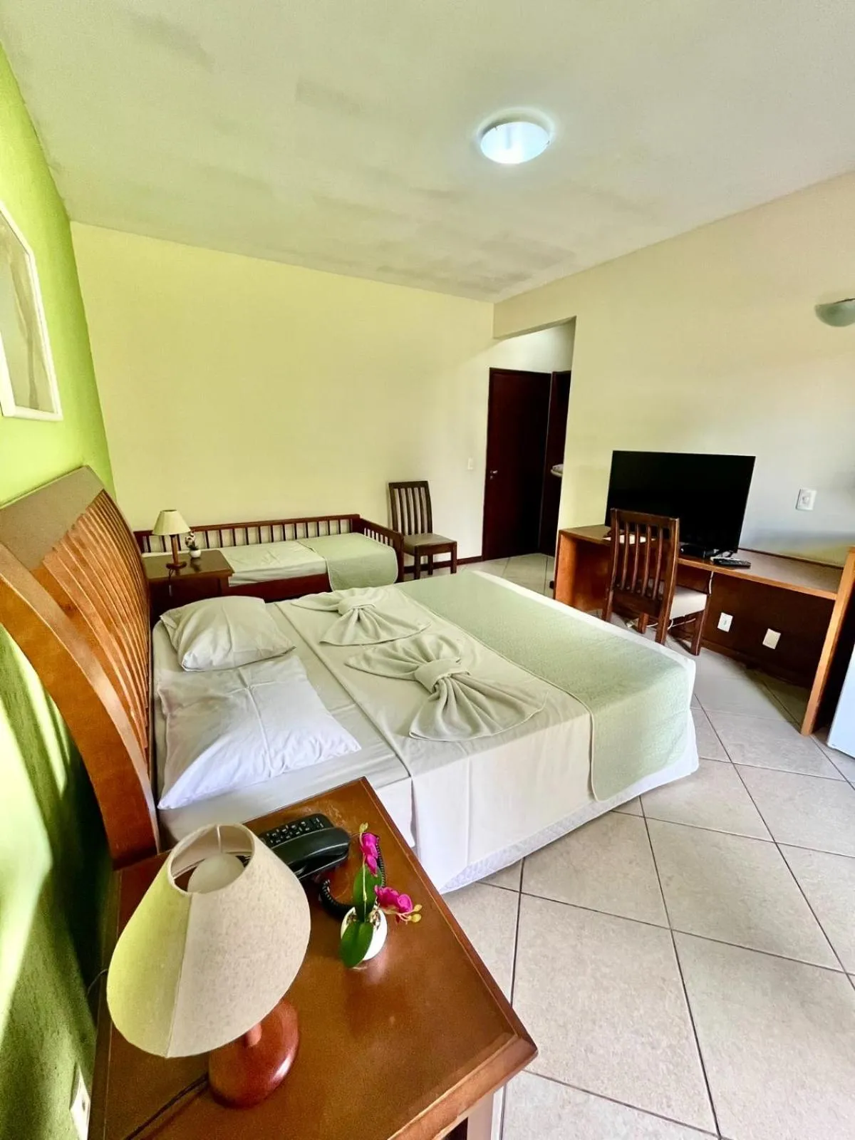 Bed in Pousada Finlândia