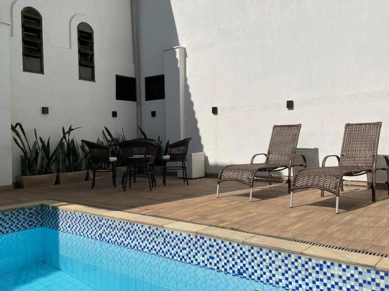 Swimming pool in Pousada Finlândia