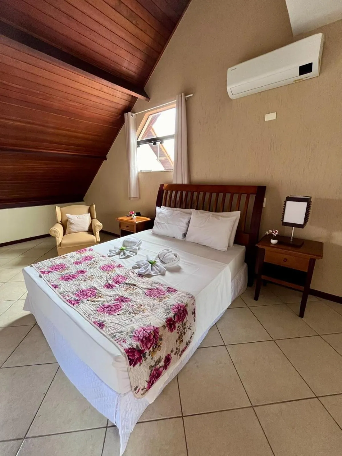 Bed in Pousada Finlândia