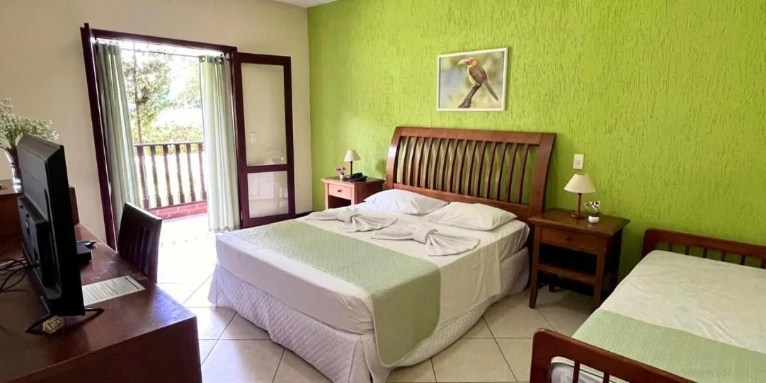 Bed in Pousada Finlândia