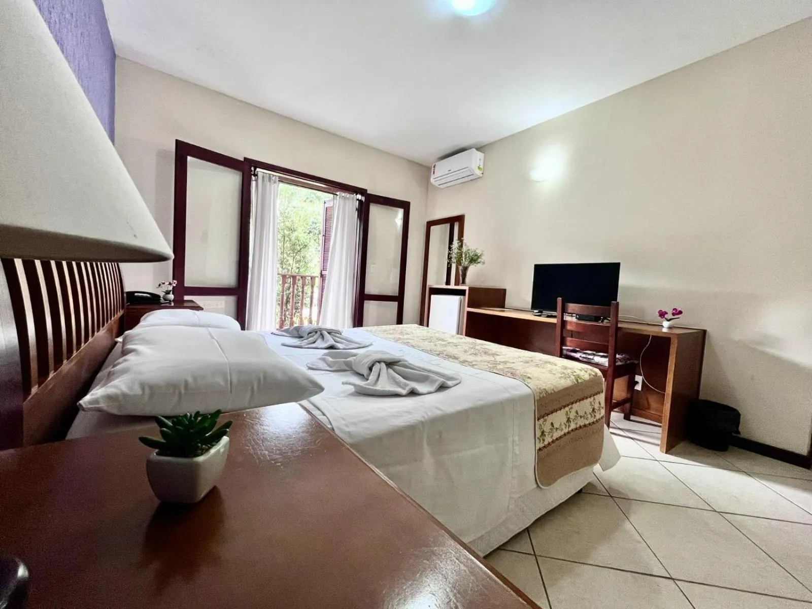 Bed in Pousada Finlândia