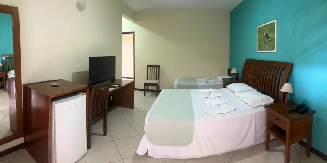 Bed in Pousada Finlândia