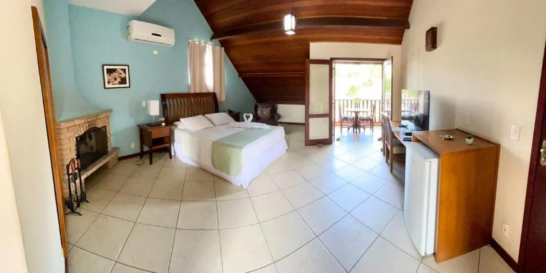 Bed in Pousada Finlândia