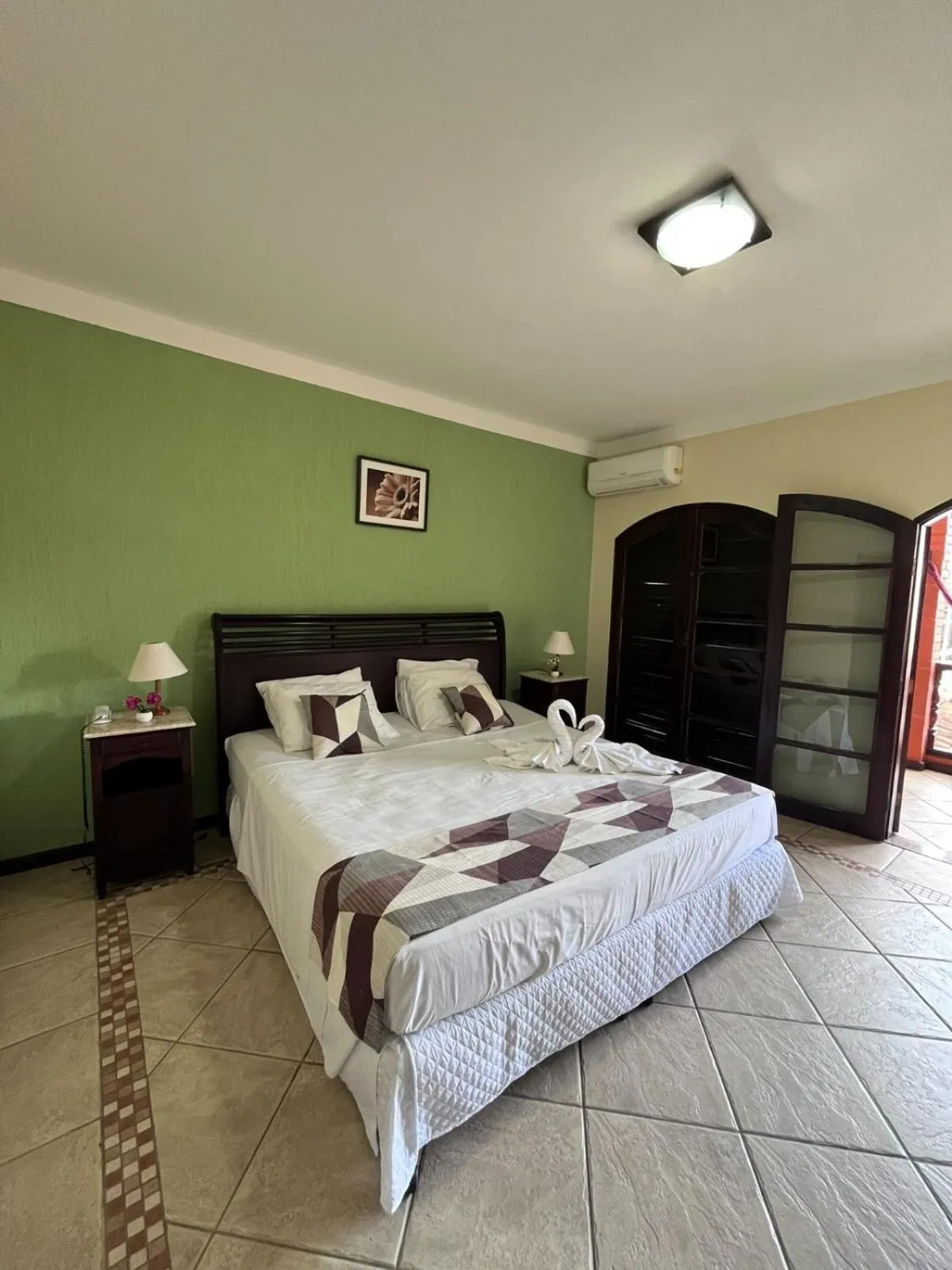Bed in Pousada Finlândia