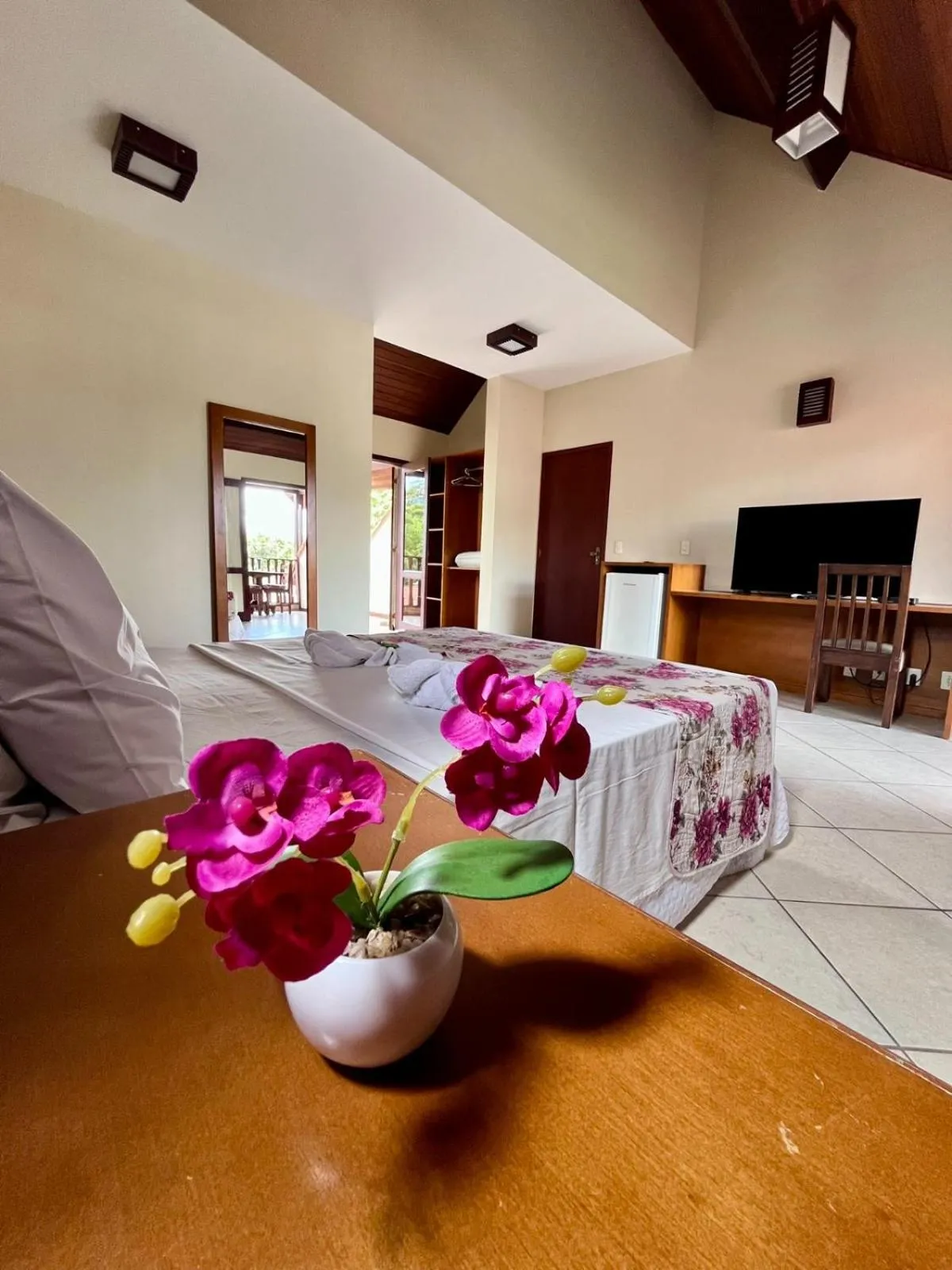Bed in Pousada Finlândia