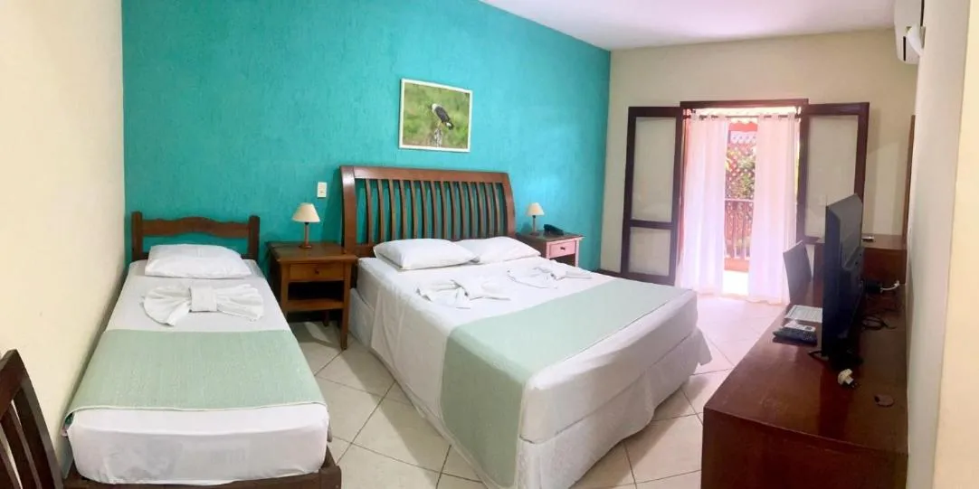 Bed in Pousada Finlândia