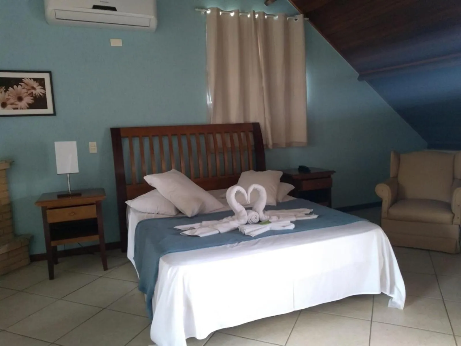 Bed in Pousada Finlândia