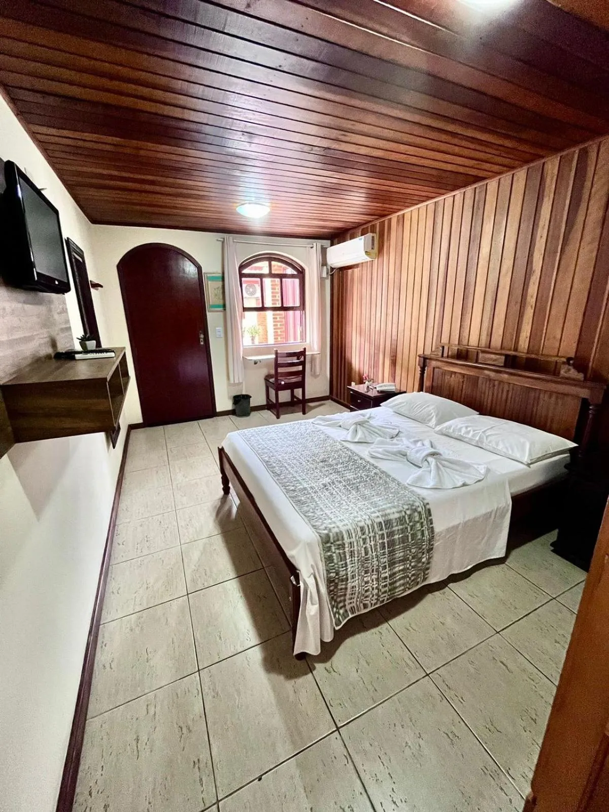 Bed in Pousada Finlândia