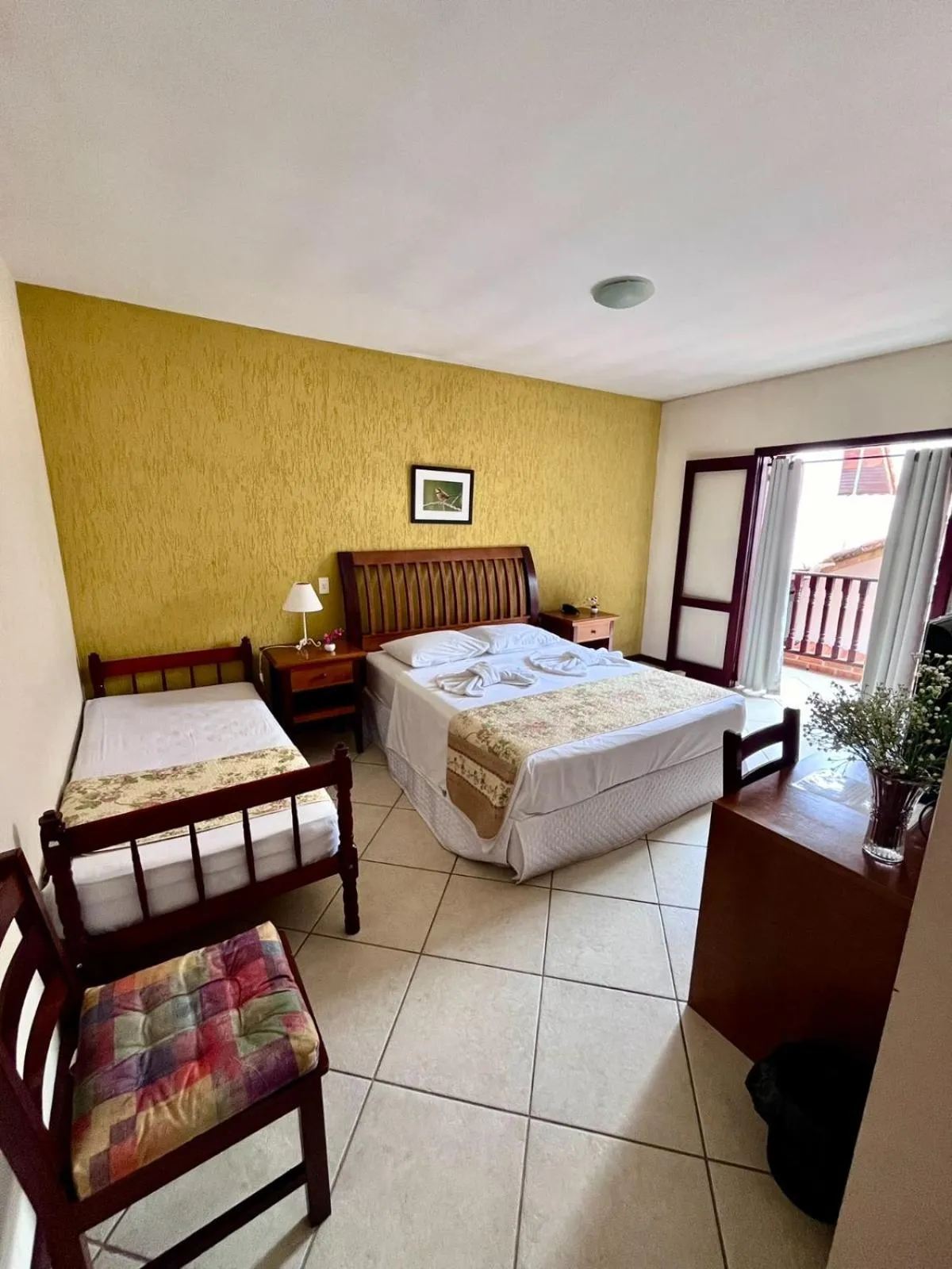 Bed in Pousada Finlândia