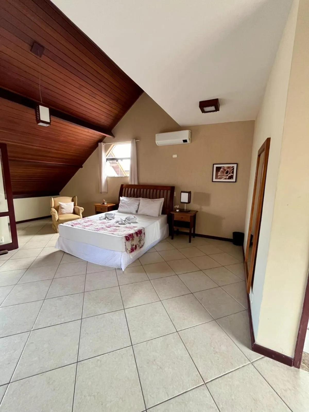 Bed in Pousada Finlândia