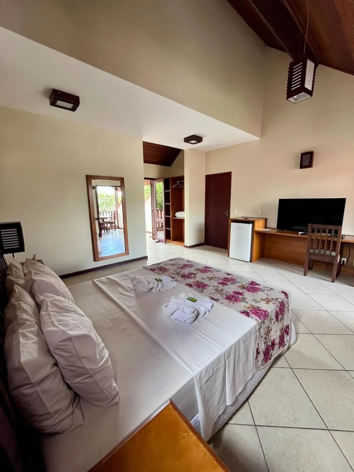Bed in Pousada Finlândia