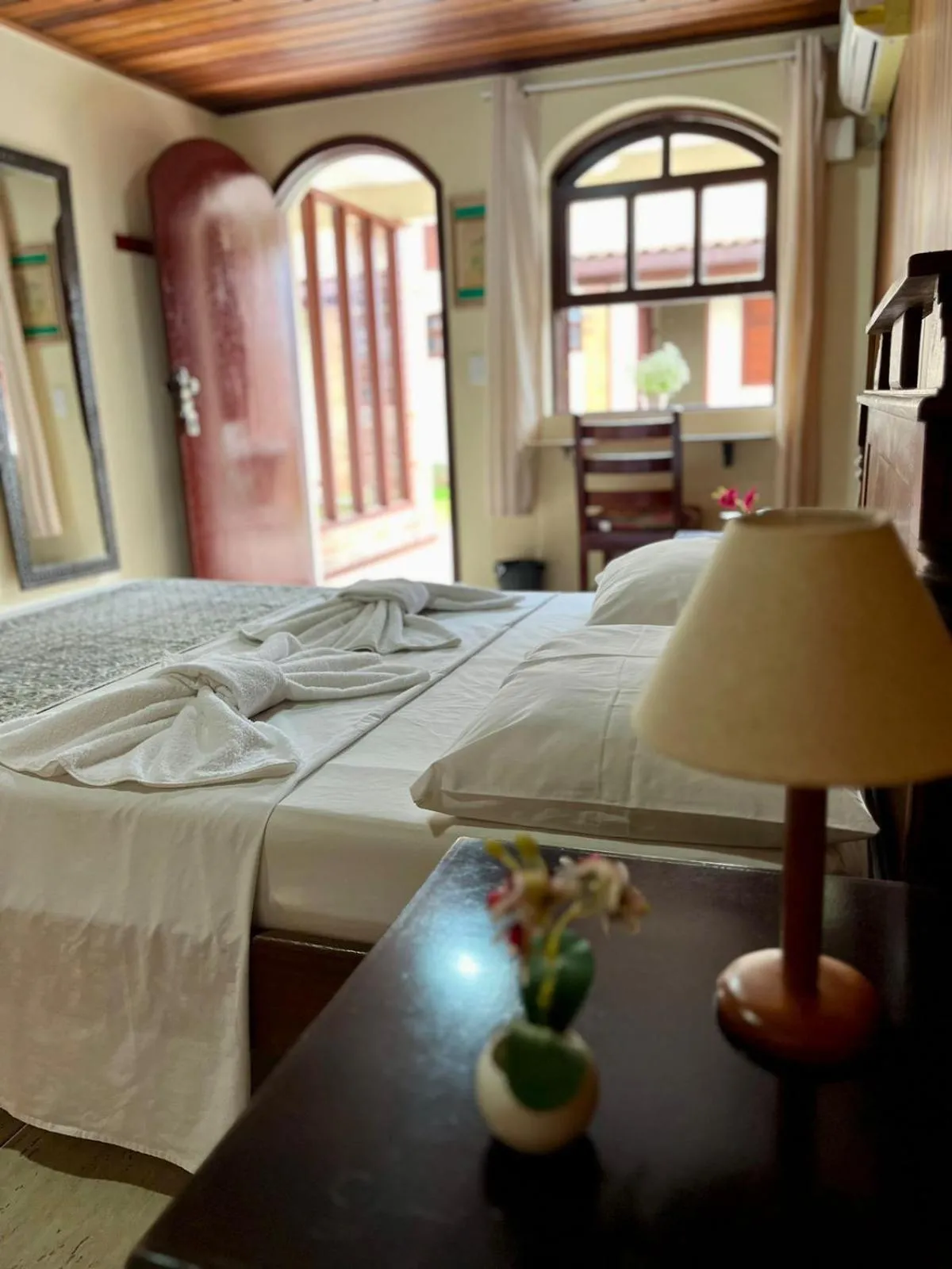Bed in Pousada Finlândia
