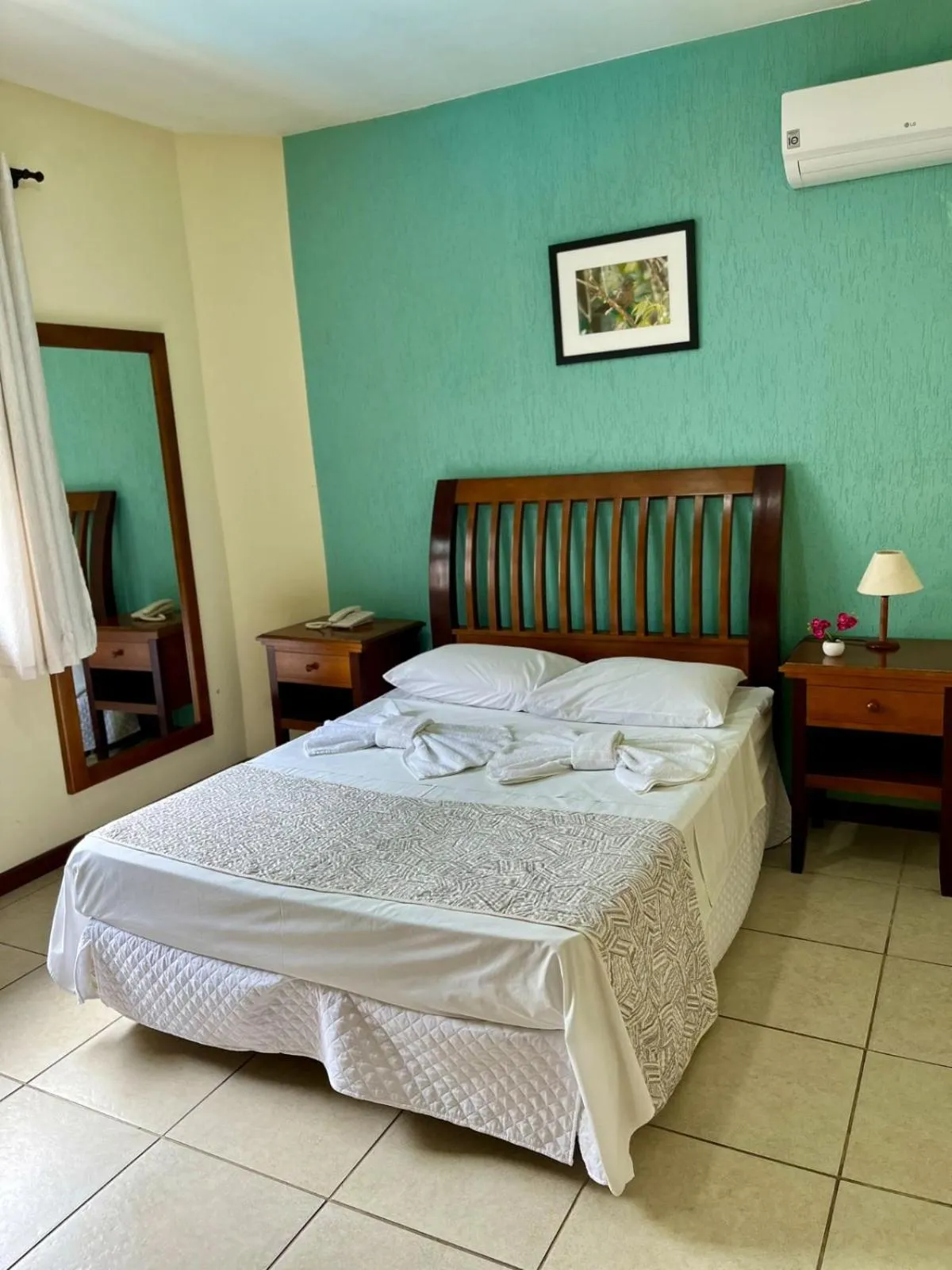 Bed in Pousada Finlândia