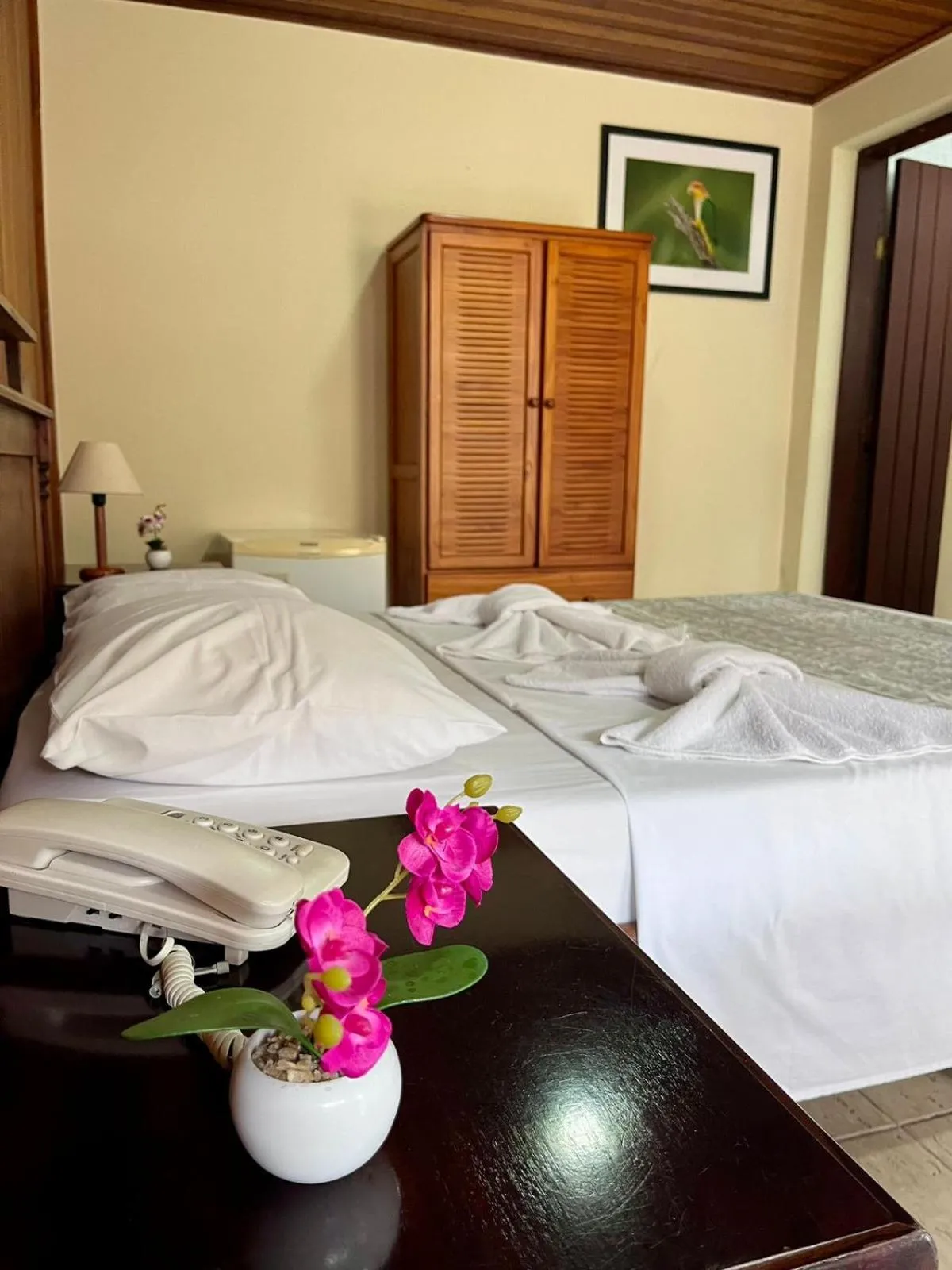Bed in Pousada Finlândia