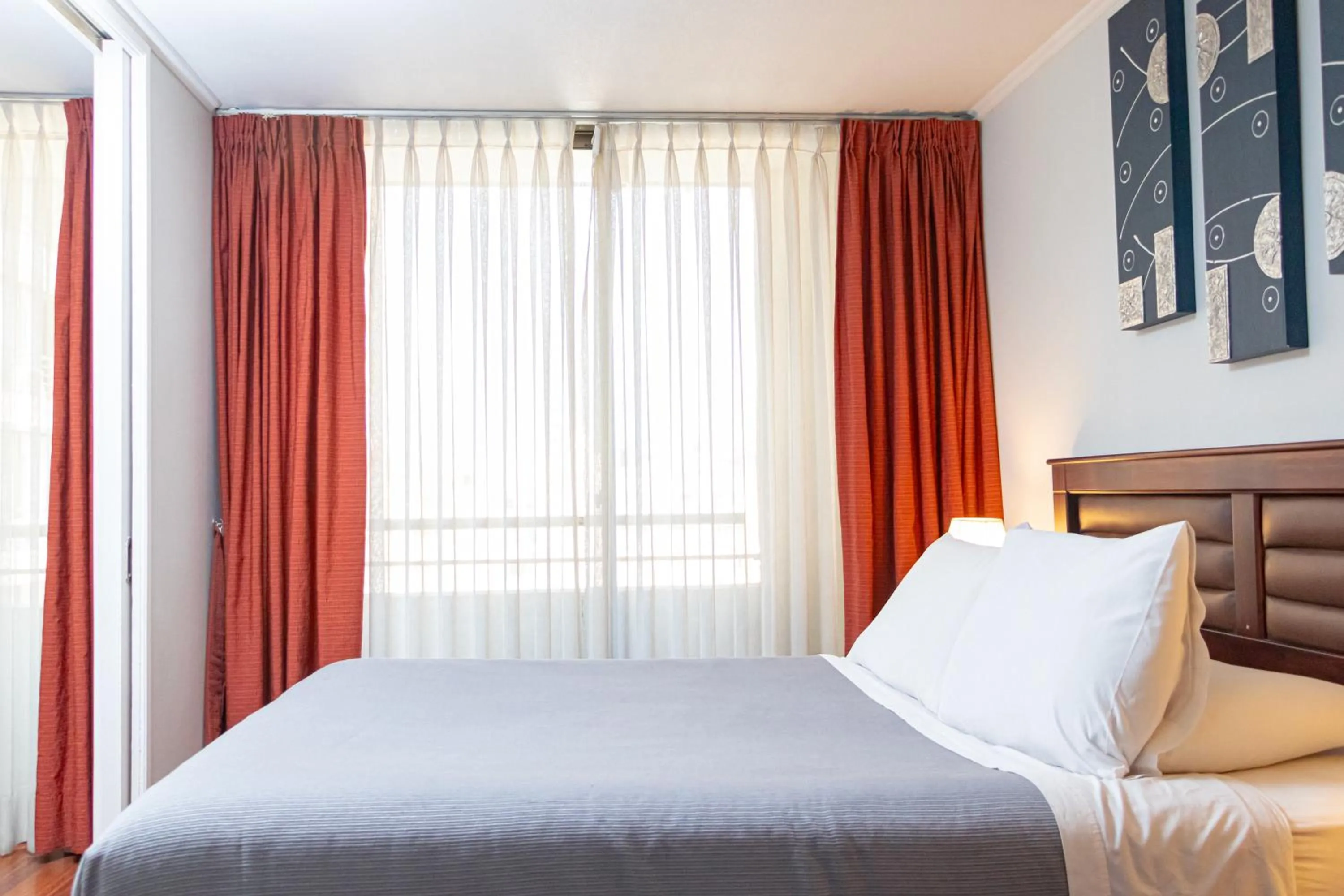 Bed in Departamentos Amoblados Torre Tagle