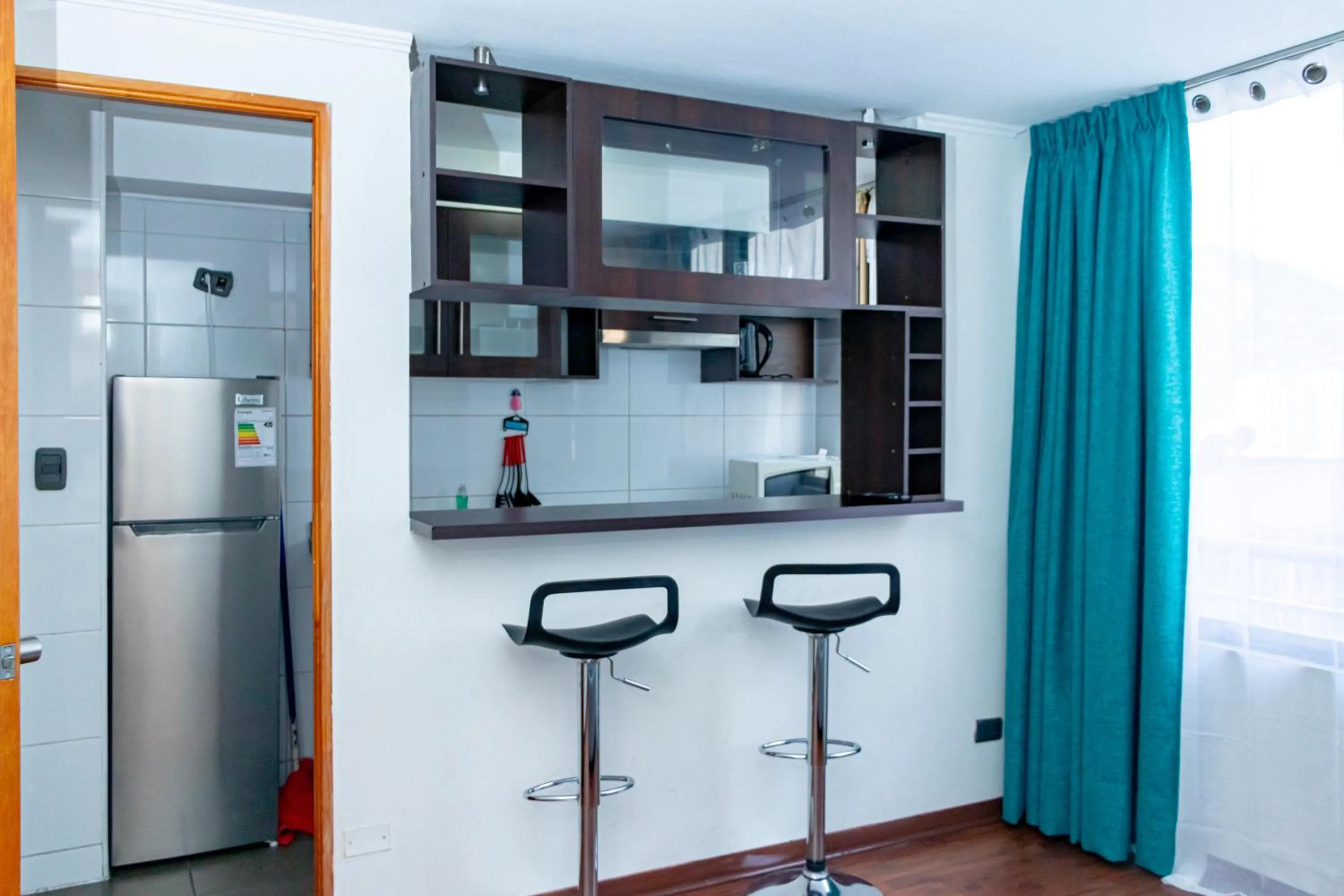 Kitchen or kitchenette in Departamentos Amoblados Torre Tagle