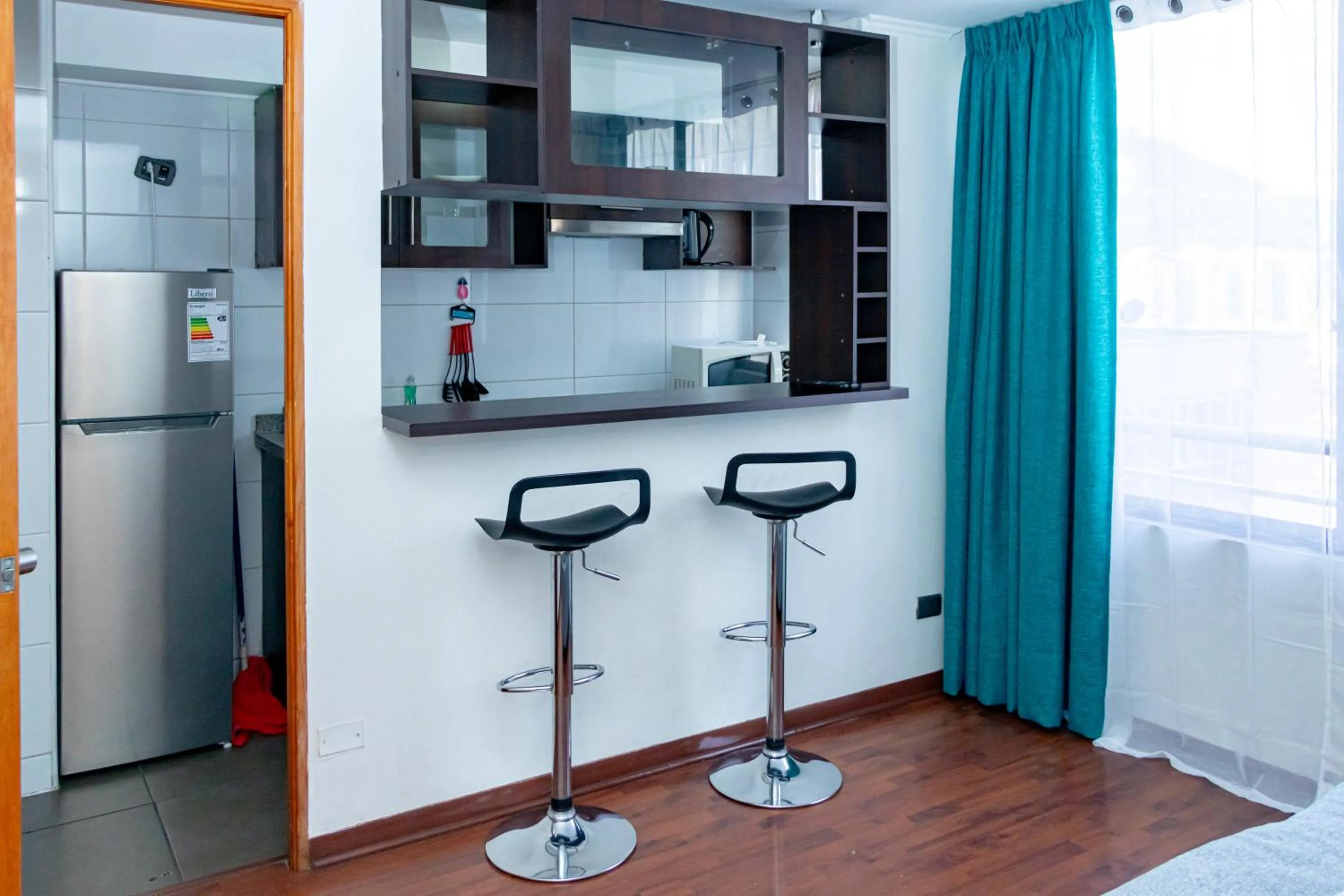 Kitchen or kitchenette in Departamentos Amoblados Torre Tagle