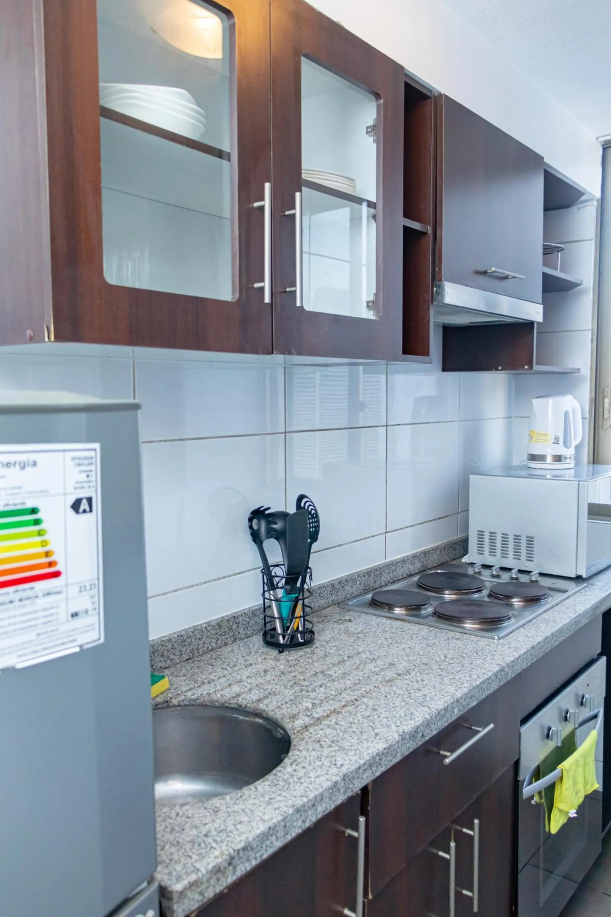 Kitchen or kitchenette in Departamentos Amoblados Torre Tagle