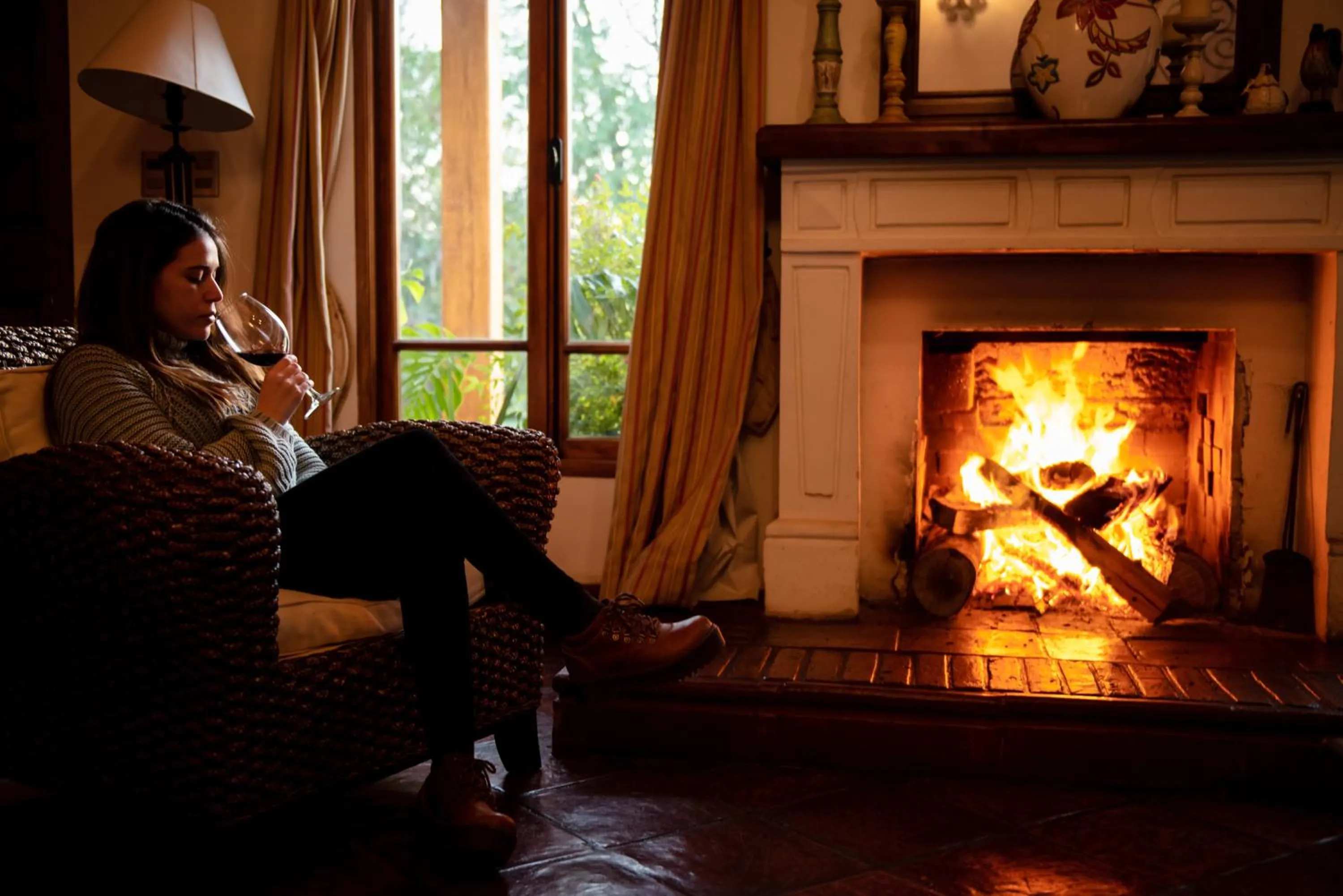 Living room in Hotel Boutique Solaz Bella Vista de Colchagua