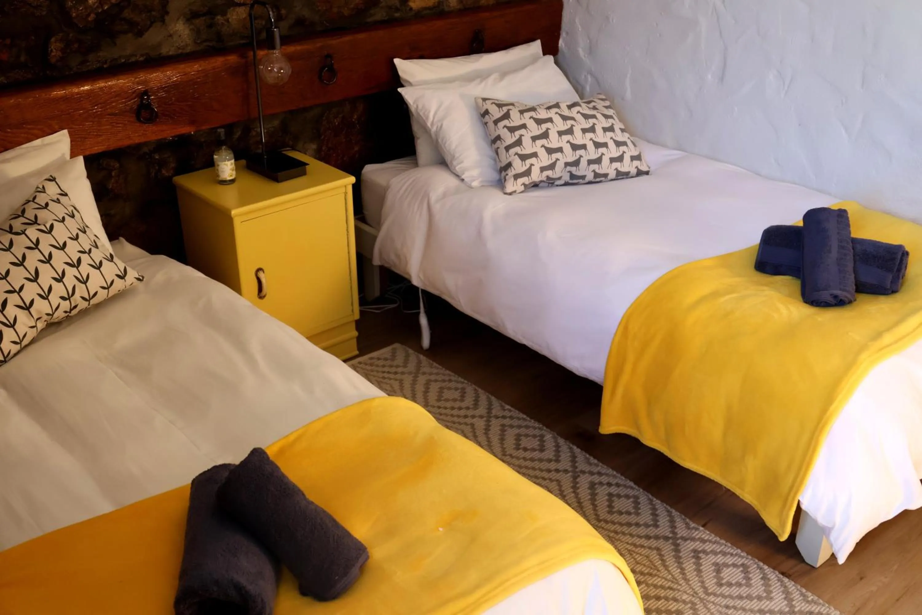 Bed in Heiveld Farm Cottages