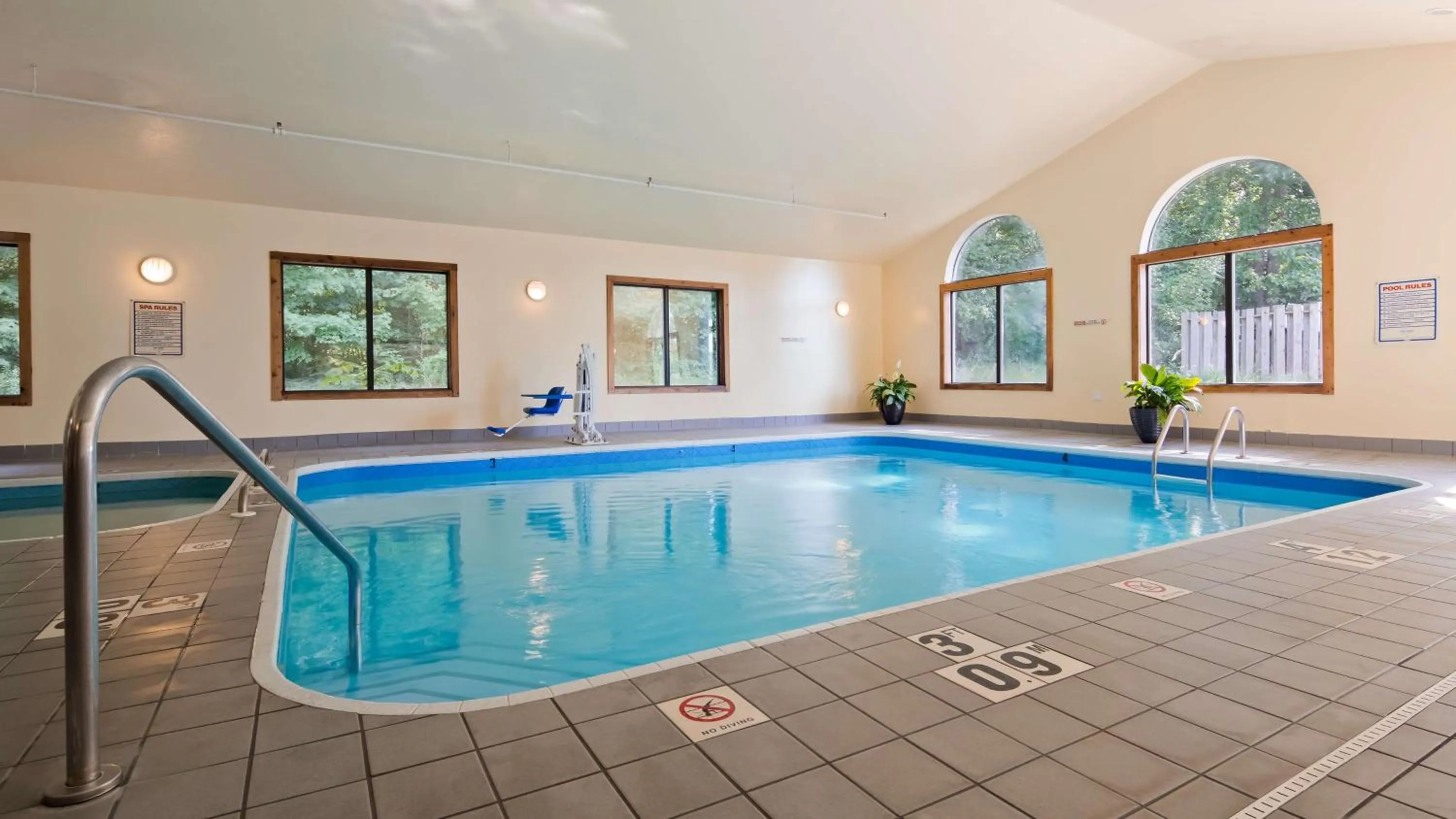 On site in Best Western Plaza Hotel Saugatuck