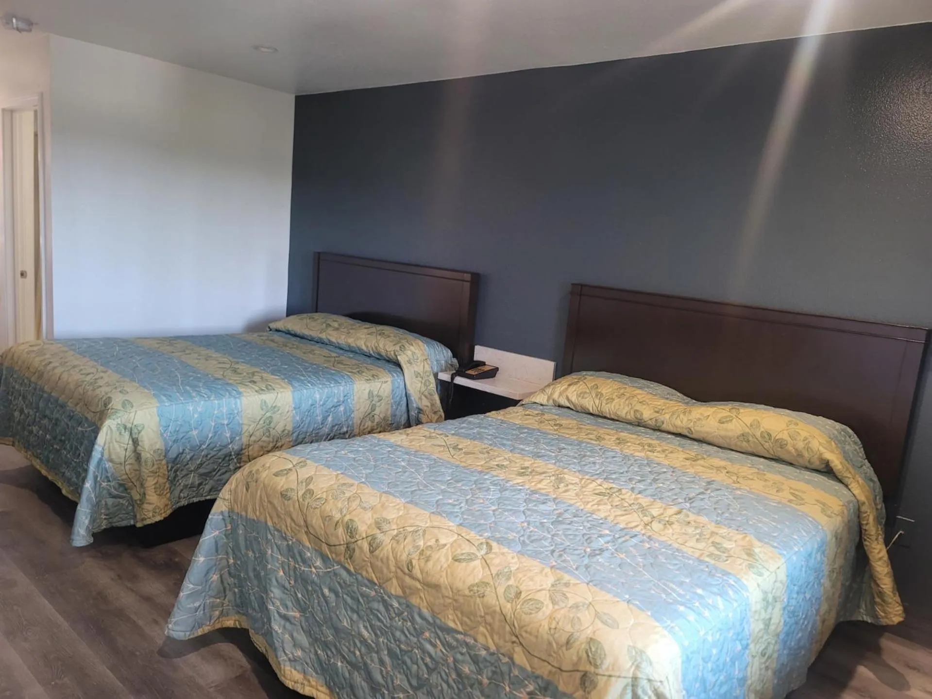 Bed in Motel Moonlight